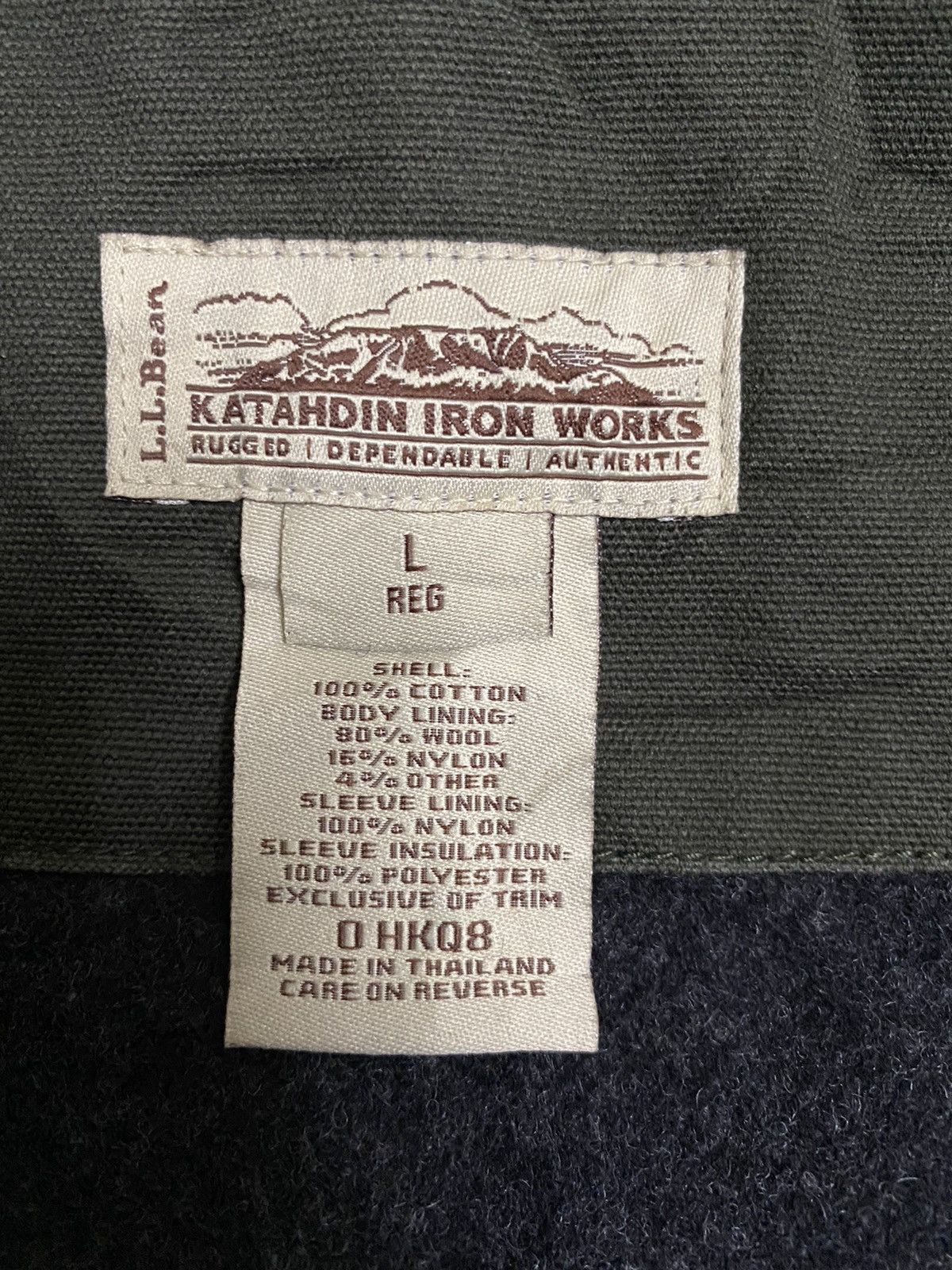 L.L. Bean Hoodie LL BEAN X Katahdin Iron Works Green Military Army Size US L / EU 52-54 / 3 - 7 Thumbnail