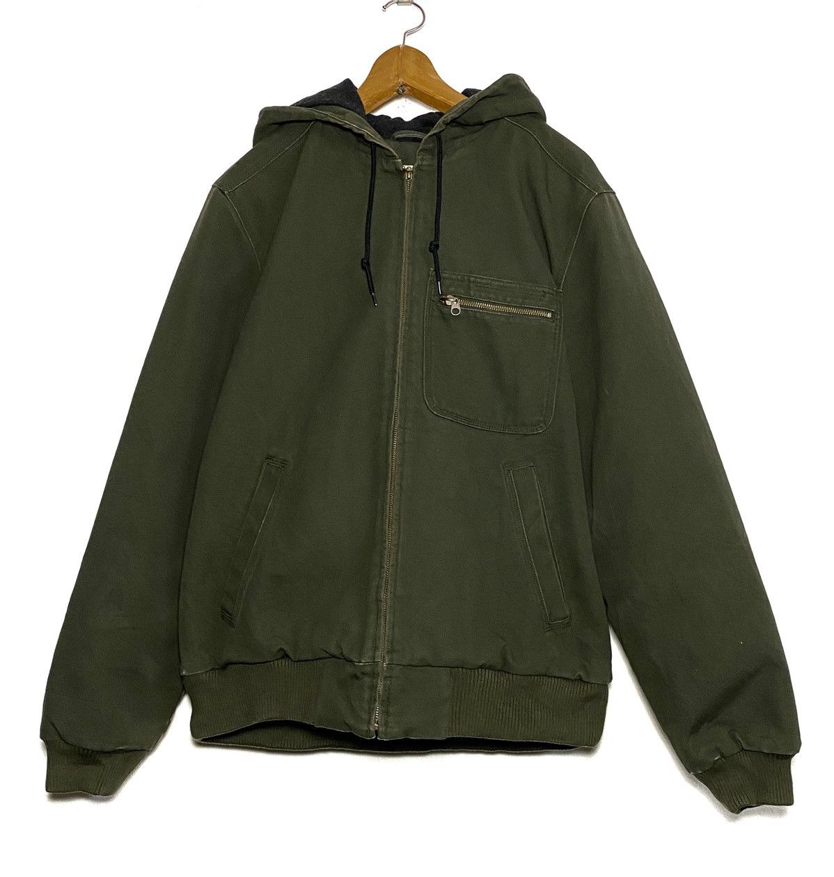 L.L. Bean Hoodie LL BEAN X Katahdin Iron Works Green Military Army Size US L / EU 52-54 / 3 - 2 Thumbnail