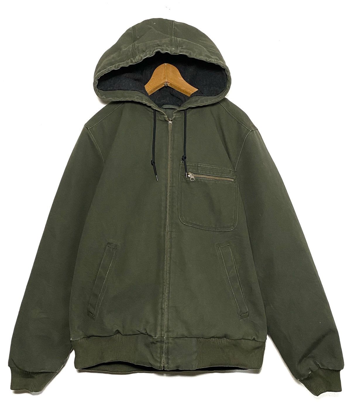 L.L. Bean Hoodie LL BEAN X Katahdin Iron Works Green Military Army Size US L / EU 52-54 / 3 - 1 Thumbnail