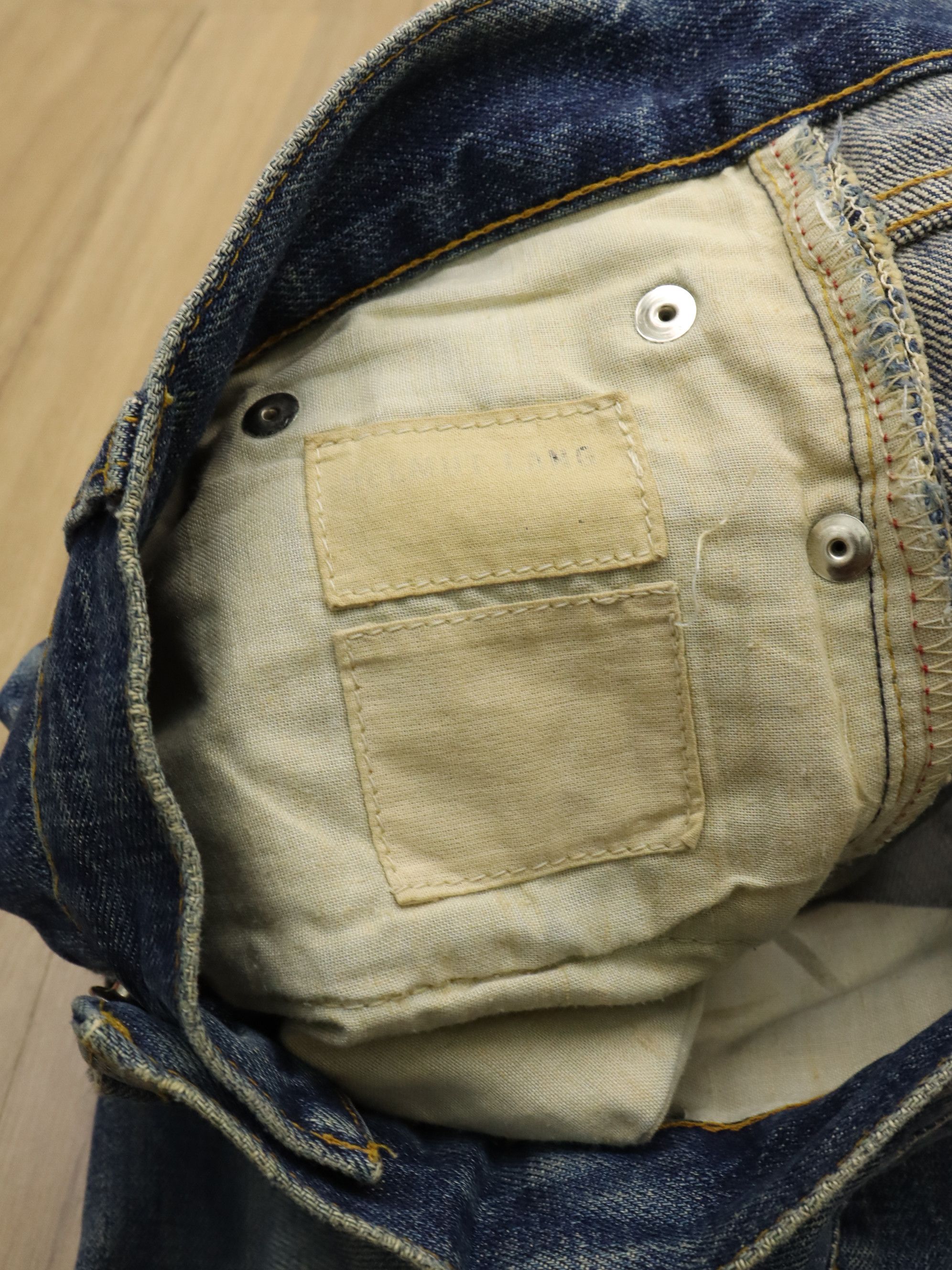 Helmut Lang Vtg. Rare Helmut Lang Denim Button Fly Jean Size US 30 / EU 46 - 14 Thumbnail