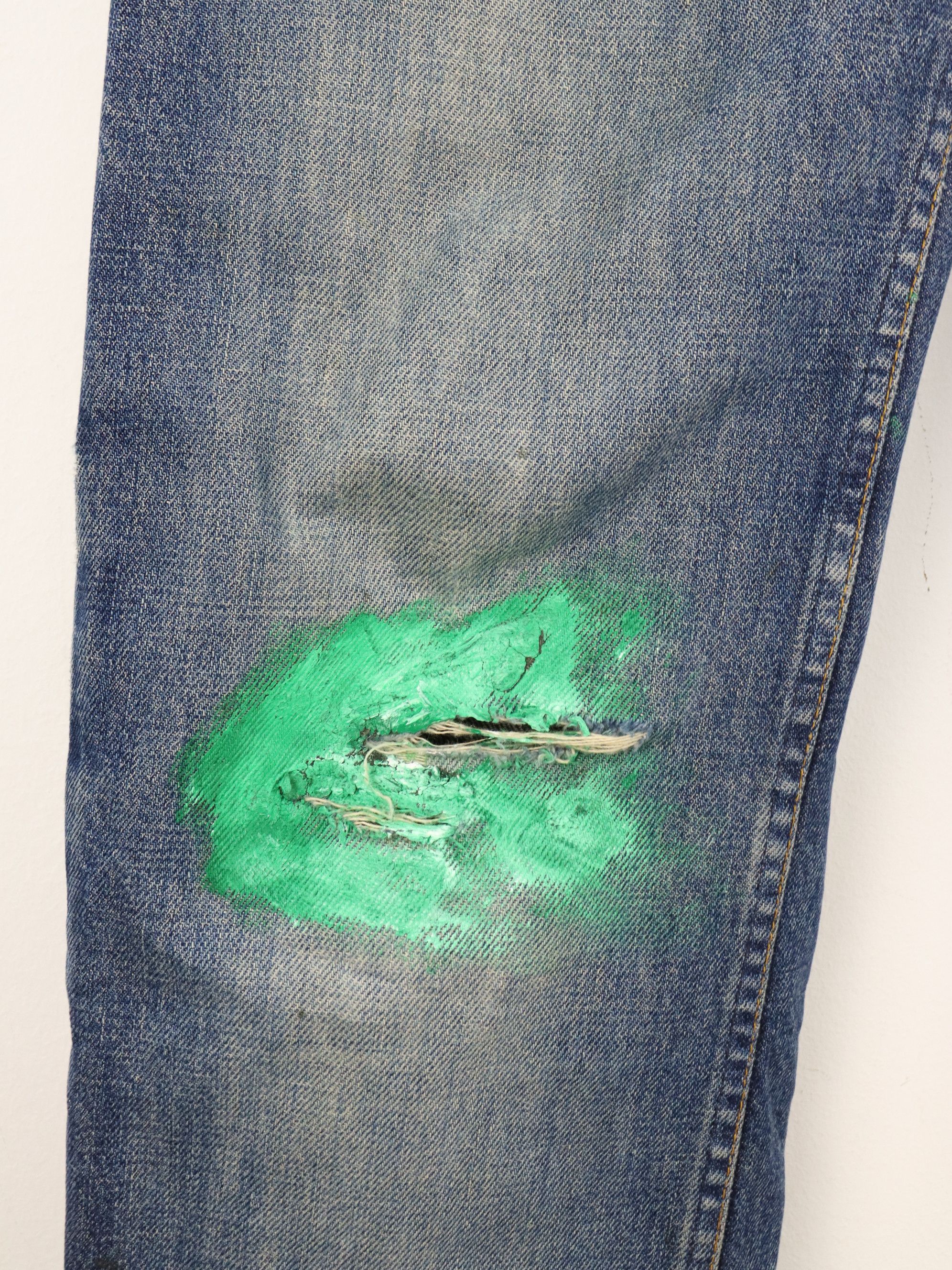 Helmut Lang Vtg. Rare Helmut Lang Denim Button Fly Jean Size US 30 / EU 46 - 11 Thumbnail