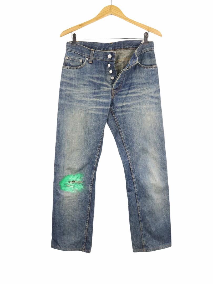 Helmut Lang Vtg. Rare Helmut Lang Denim Button Fly Jean Size US 30 / EU 46 - 1 Thumbnail