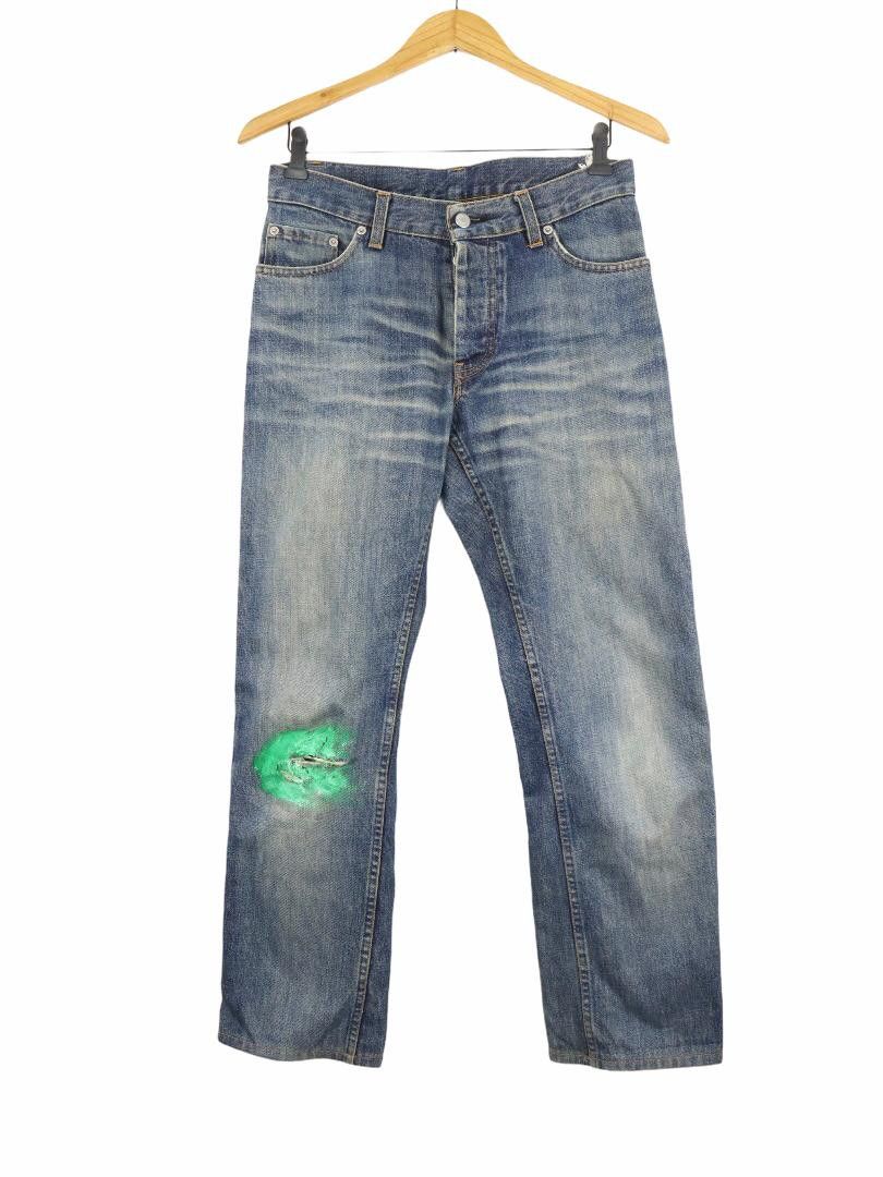 Helmut Lang Vtg. Rare Helmut Lang Denim Button Fly Jean Size US 30 / EU 46 - 2 Thumbnail