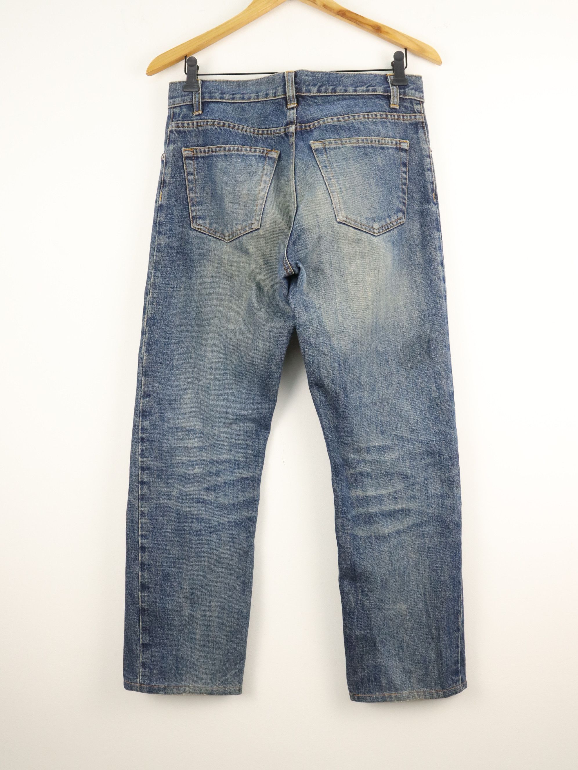 Helmut Lang Vtg. Rare Helmut Lang Denim Button Fly Jean Size US 30 / EU 46 - 3 Thumbnail