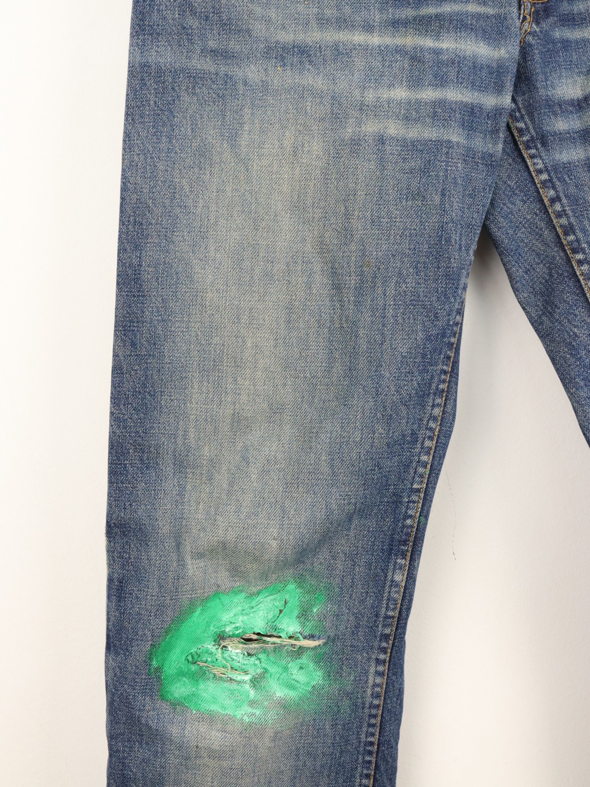 Helmut Lang Vtg. Rare Helmut Lang Denim Button Fly Jean Size US 30 / EU 46 - 7 Thumbnail
