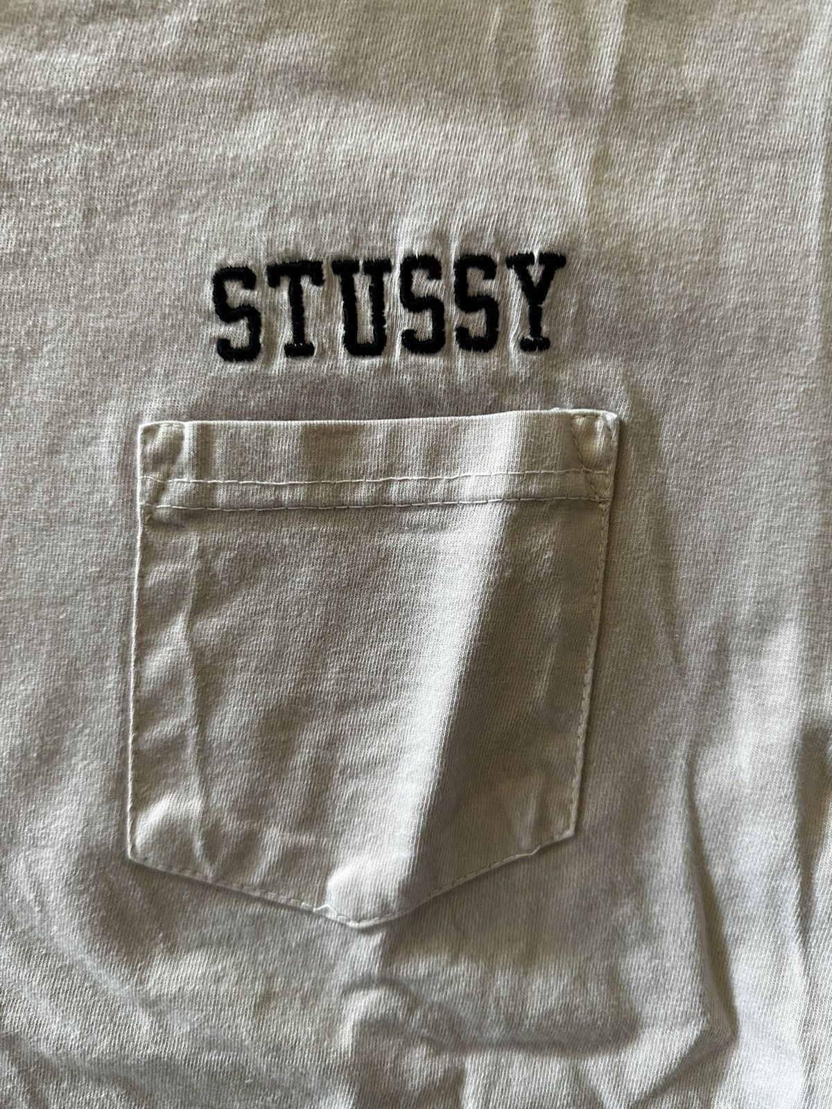Pink stussy pocket tee