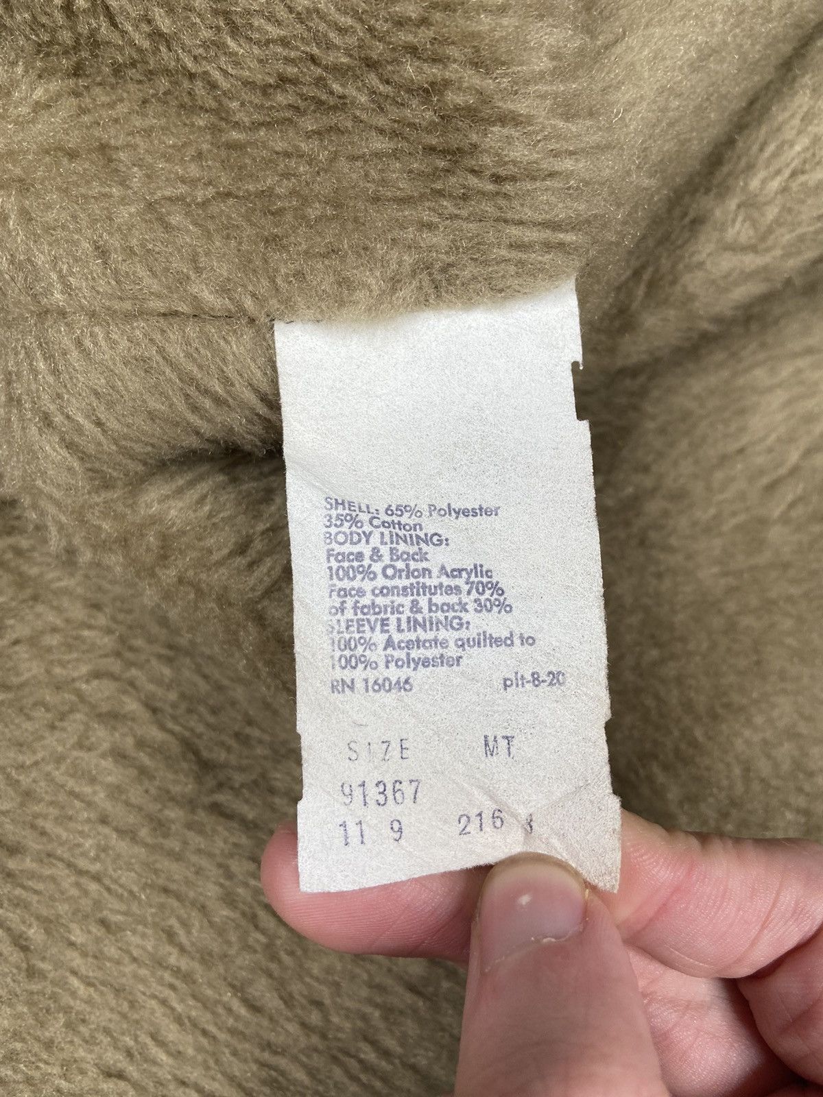 Sears Vintage Fur Lined Coat 70’s 80’s WW2 Size US M / EU 48-50 / 2 - 8 Thumbnail