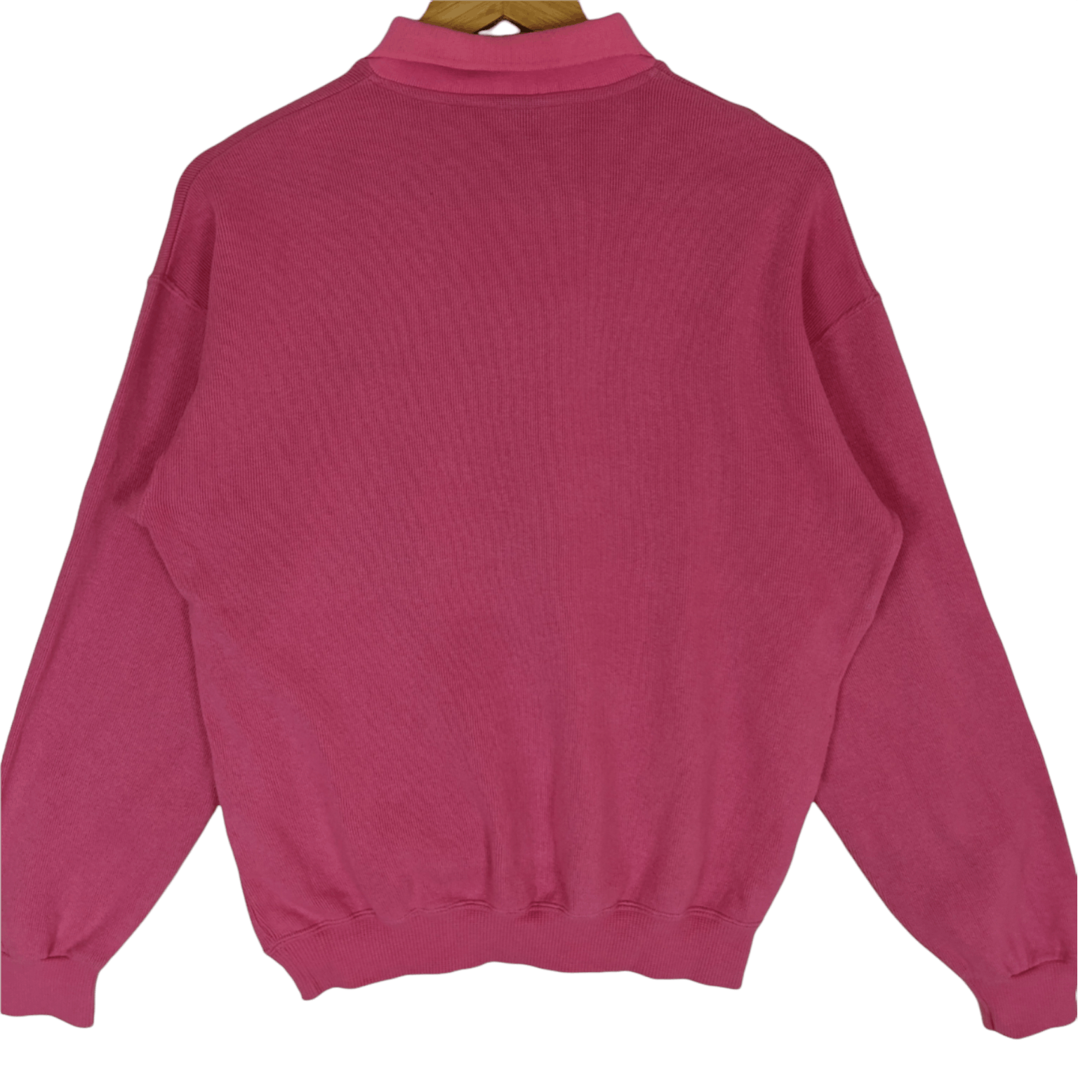 Japanese Brand × Vintage Vintage 90's HENKE Pink Retro Jumper Sweatshirt Size US M / EU 48-50 / 2 - 6 Thumbnail