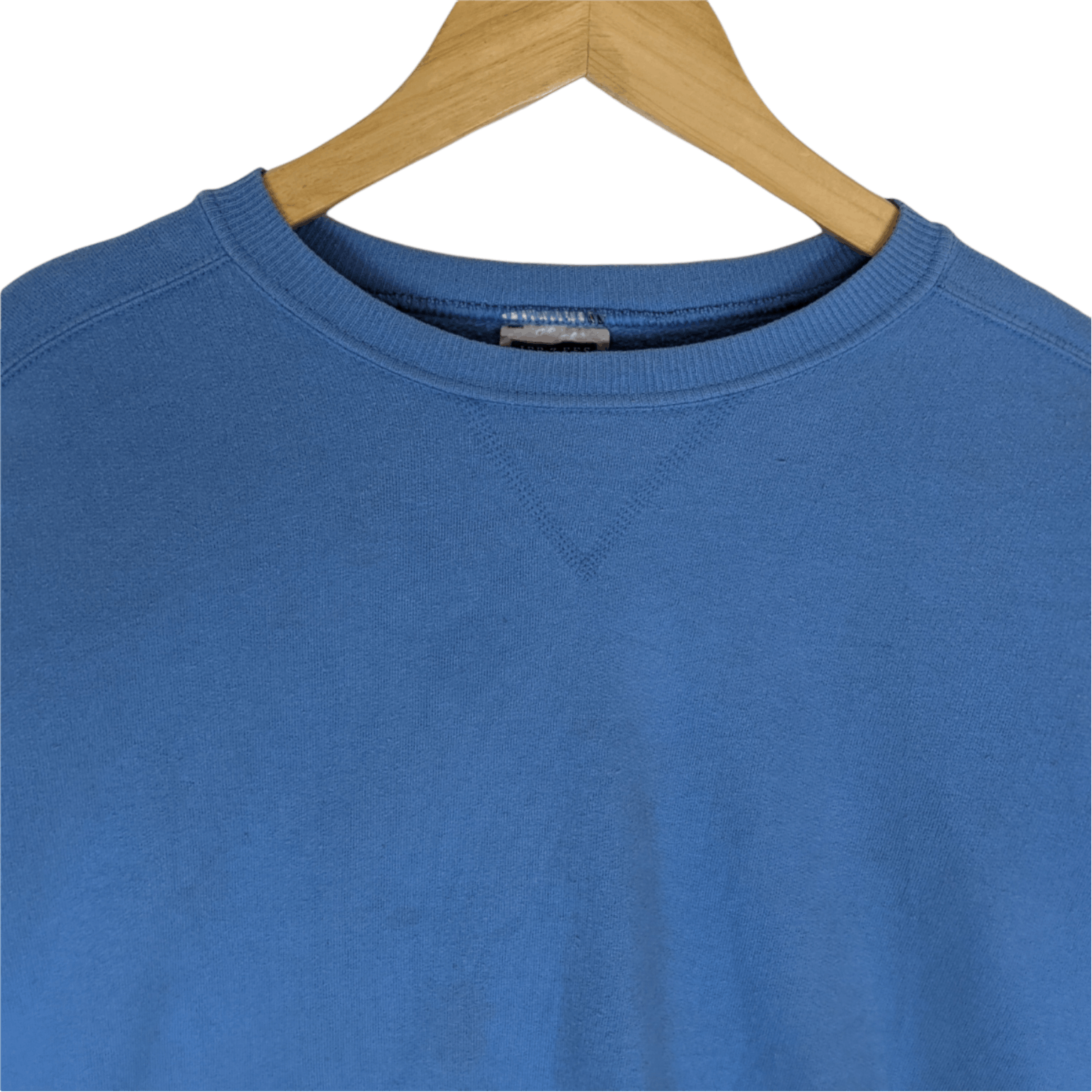 Jerzees Vintage JERZEES Blue Plain Jumper Sweatshirt Size US XL / EU 56 / 4 - 4 Thumbnail