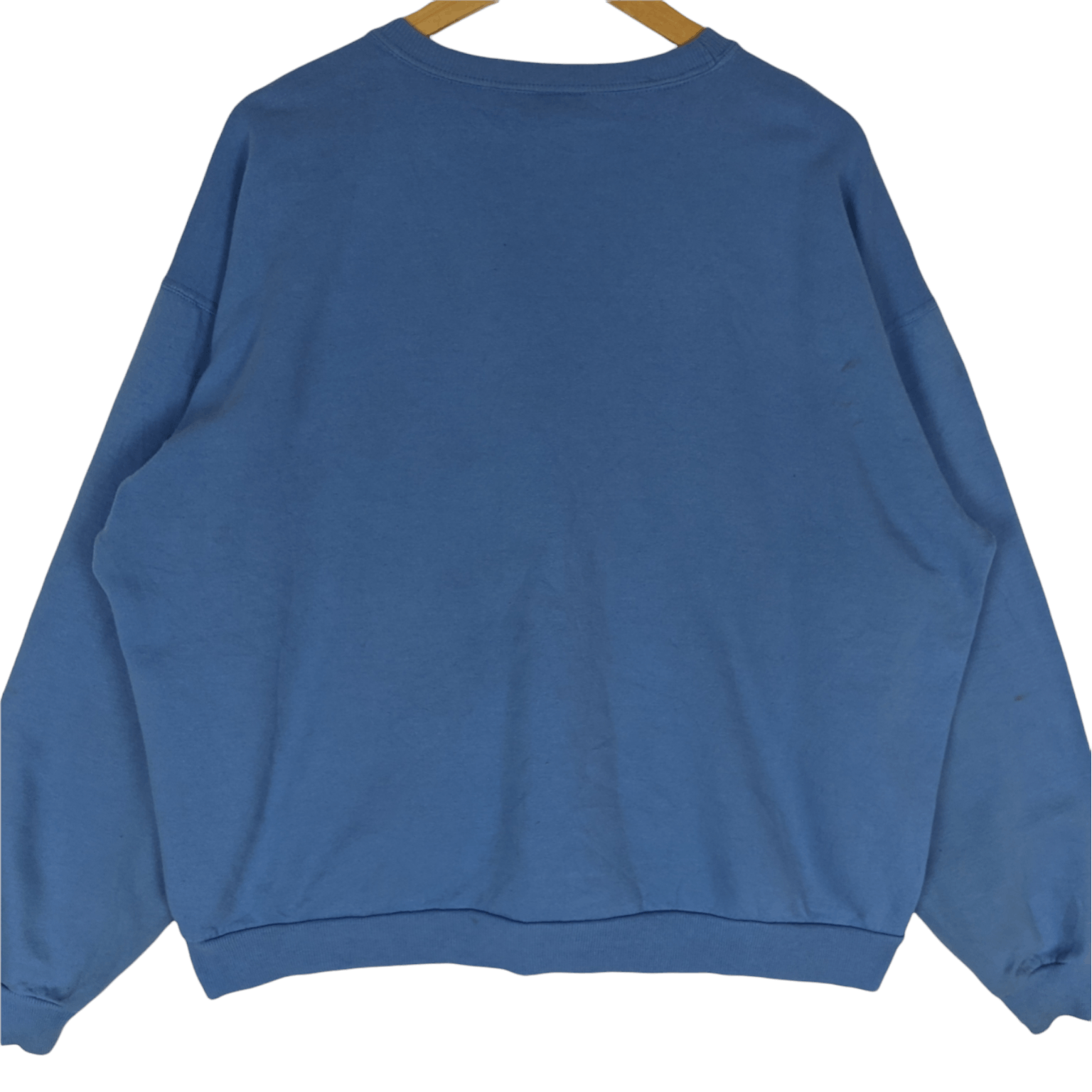 Jerzees Vintage JERZEES Blue Plain Jumper Sweatshirt Size US XL / EU 56 / 4 - 5 Thumbnail