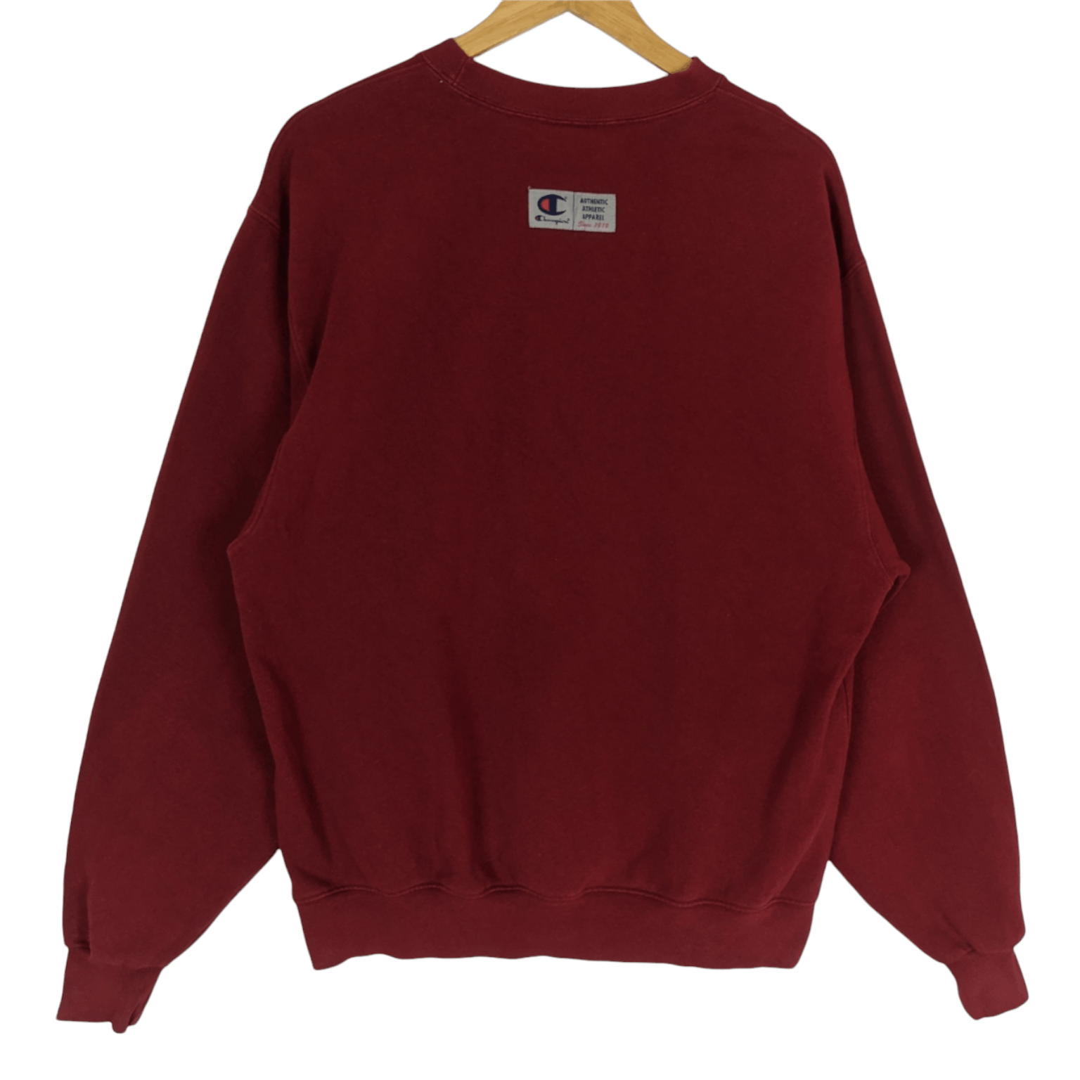 Champion CHAMPION Red Plain Jumper Sweatshirt Size US M / EU 48-50 / 2 - 7 Thumbnail