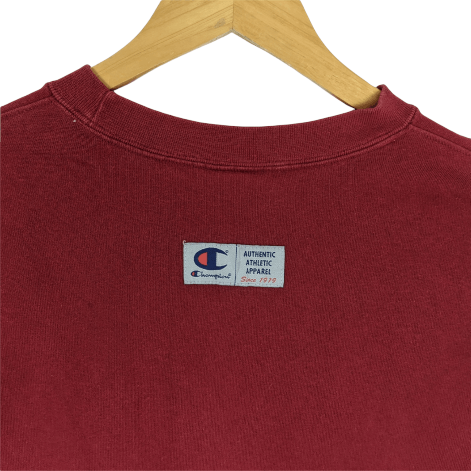 Champion CHAMPION Red Plain Jumper Sweatshirt Size US M / EU 48-50 / 2 - 6 Thumbnail