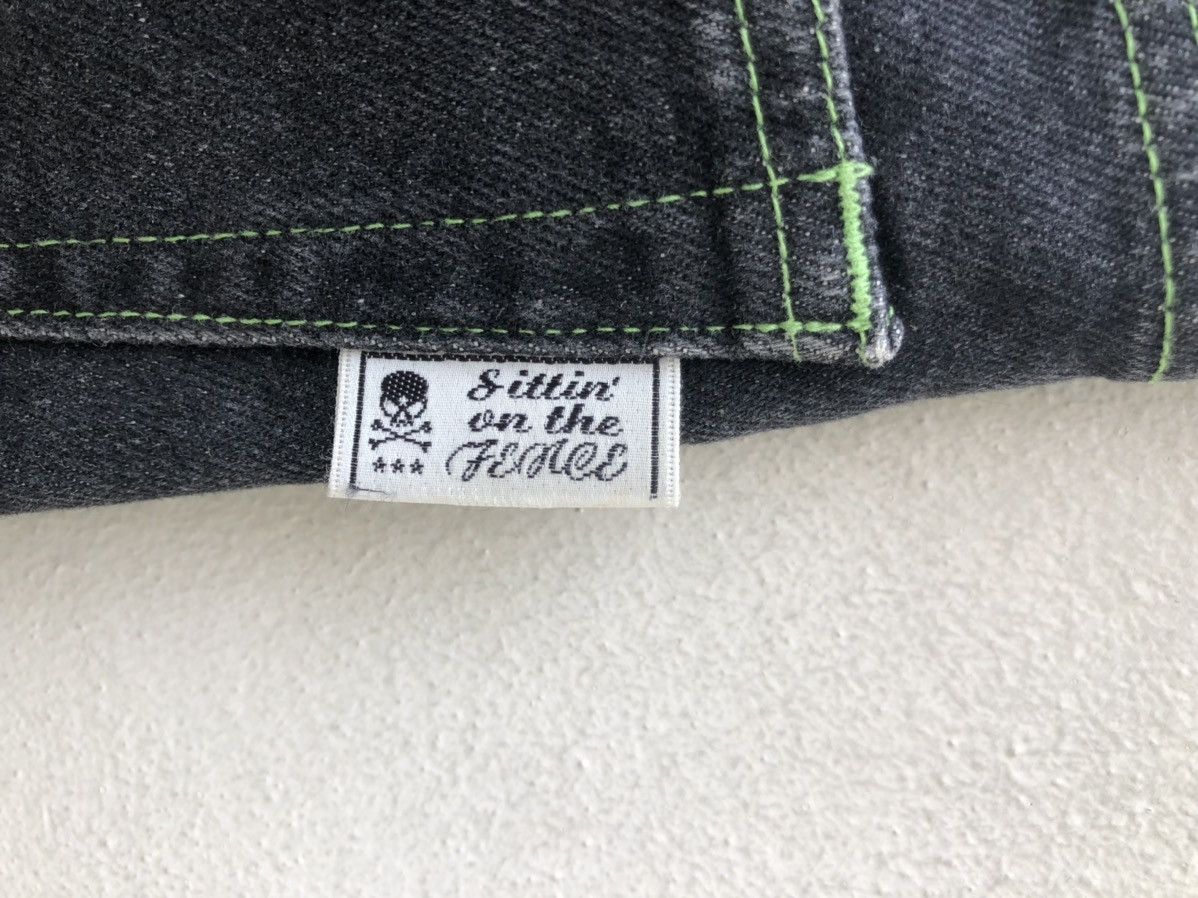 Japanese Brand Vintage 90s YOUTH Japan Clash Crime Fantasm Denim Jeans Size US 29 - 17 Thumbnail