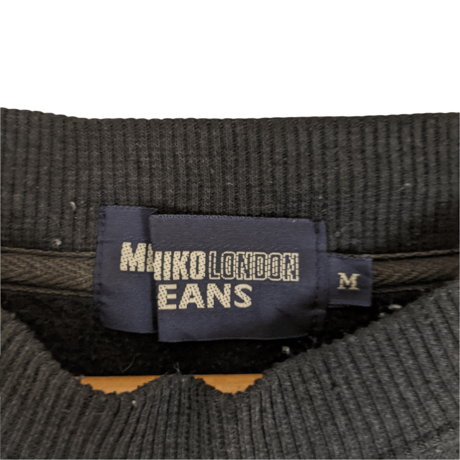 Michiko Koshino MICHIKO LONDON Jeans Big Spell Out Crewneck Sweatshirt Size US M / EU 48-50 / 2 - 7 Thumbnail