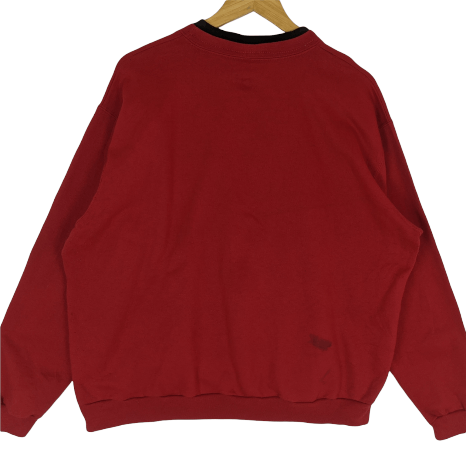American Apparel Vintage 90's TOP STITCH Christmas Tree Jumper Sweatshirt Size US XL / EU 56 / 4 - 6 Thumbnail