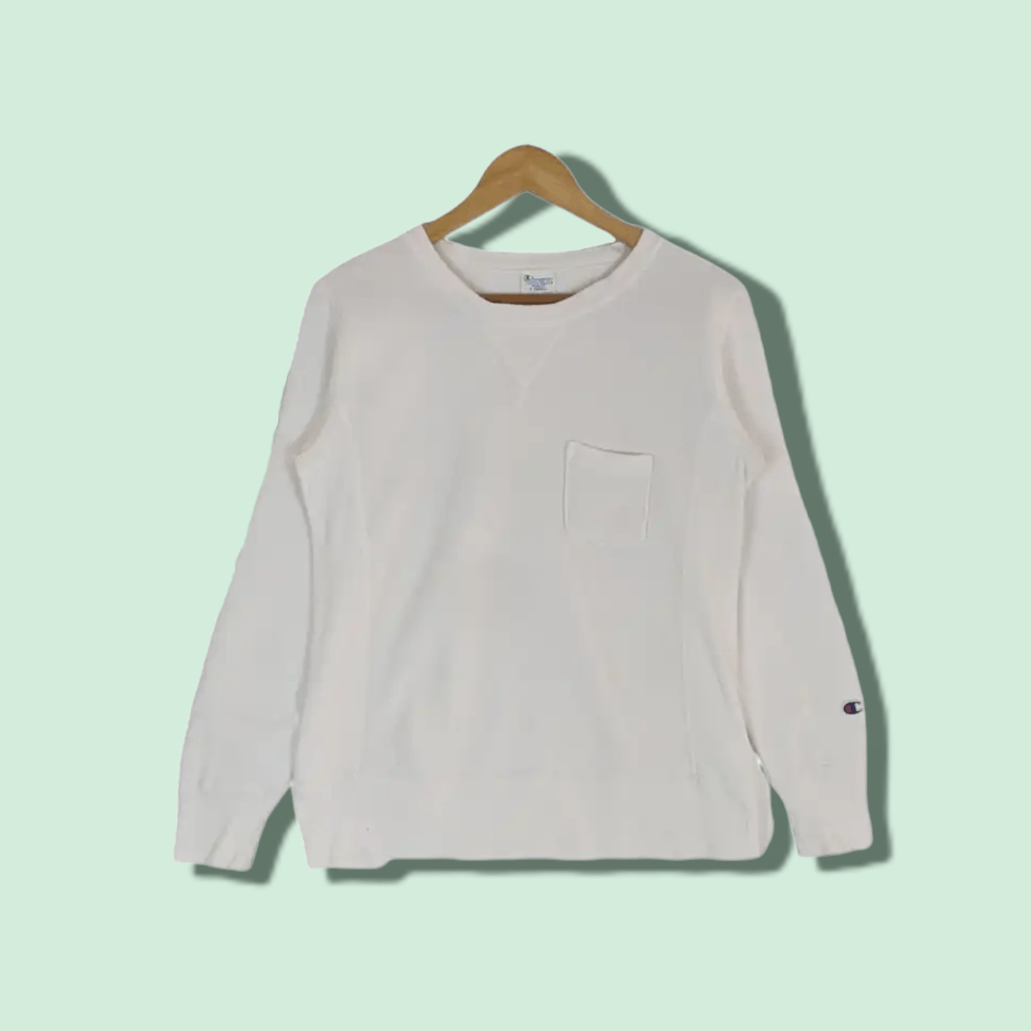 Champion Vintage CHAMPION Single Pocket Reverse Weave Sweatshirt Size US XS / EU 42 / 0 - 1 Thumbnail