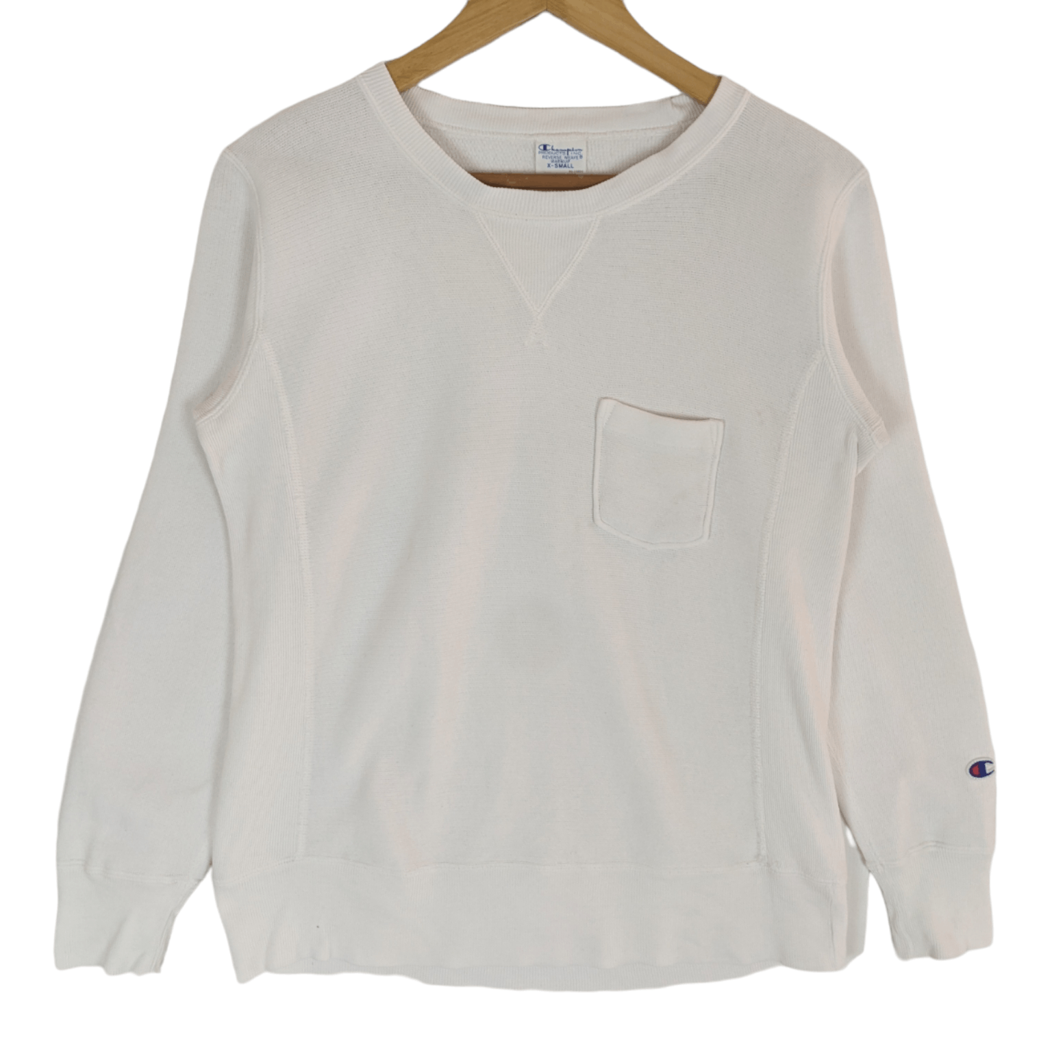 Champion Vintage CHAMPION Single Pocket Reverse Weave Sweatshirt Size US XS / EU 42 / 0 - 2 Thumbnail