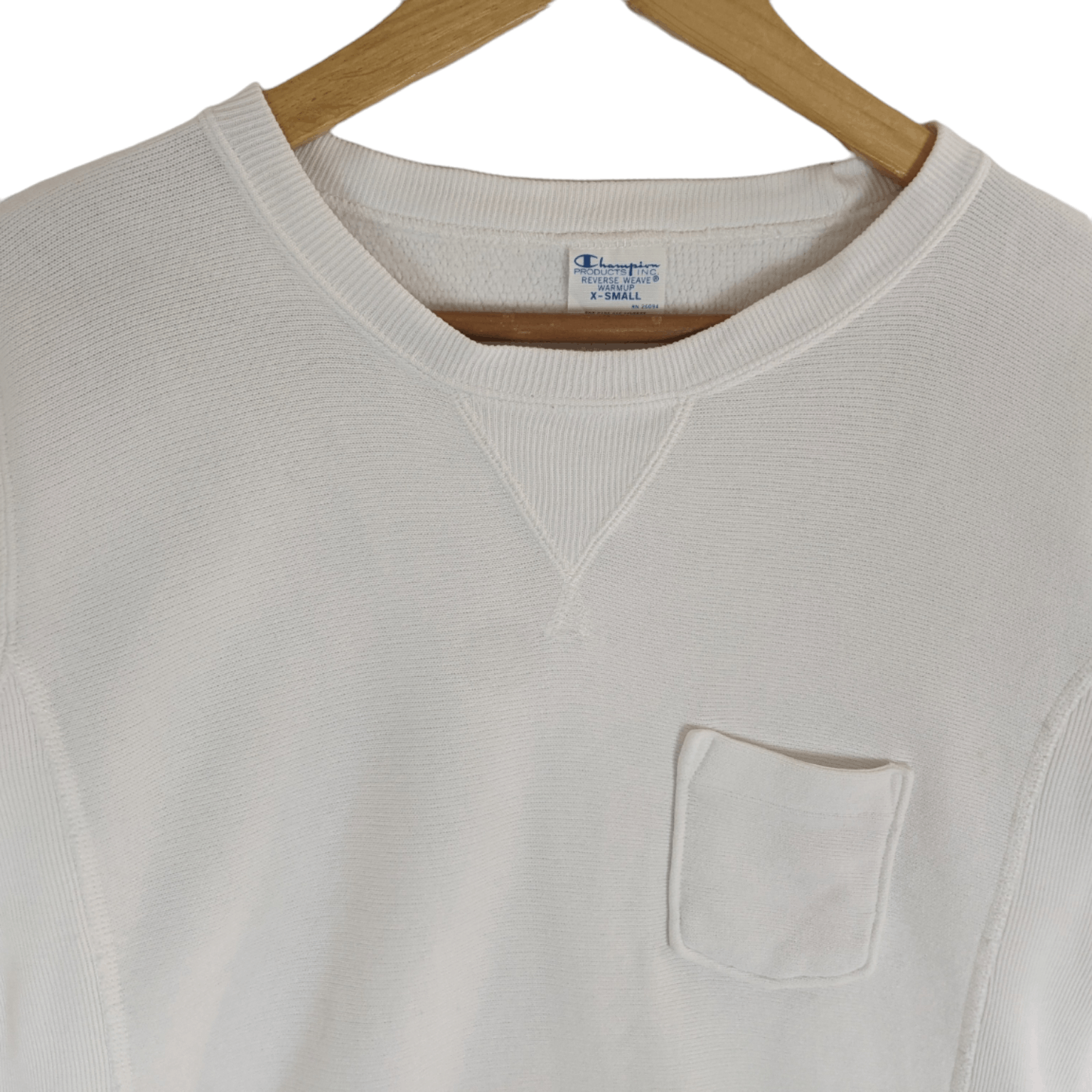 Champion Vintage CHAMPION Single Pocket Reverse Weave Sweatshirt Size US XS / EU 42 / 0 - 4 Thumbnail