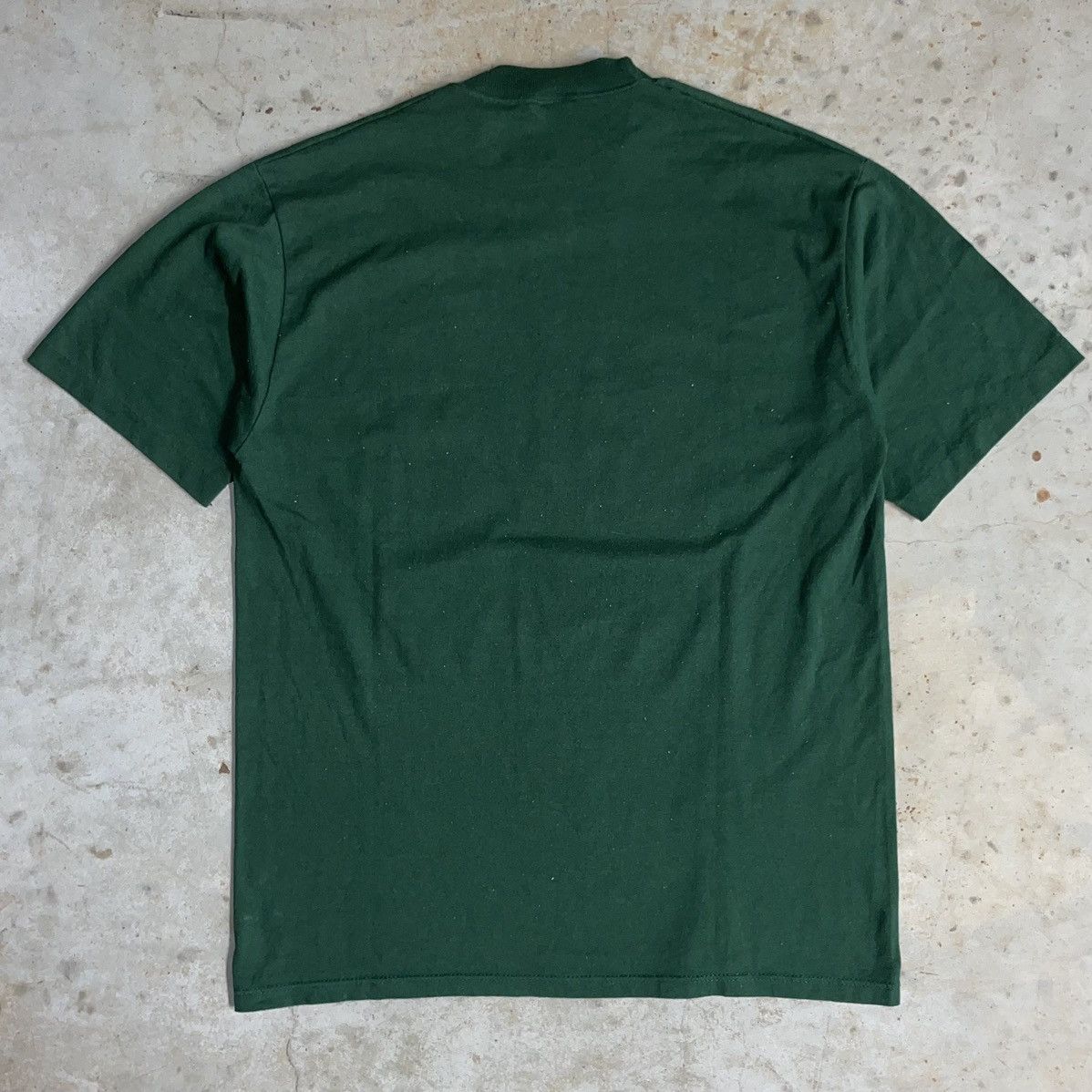 Japanese Brand × Vintage Crazy Vintage 90s Humor Funny Quote Irony Be Happy Green Tee Size US L / EU 52-54 / 3 - 3 Thumbnail