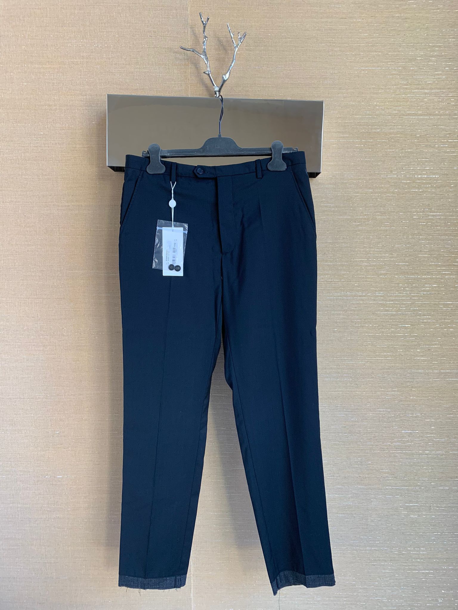 Maison Margiela Graphite Hem Trousers in Black Size US 36 / EU 52 - 2 Thumbnail