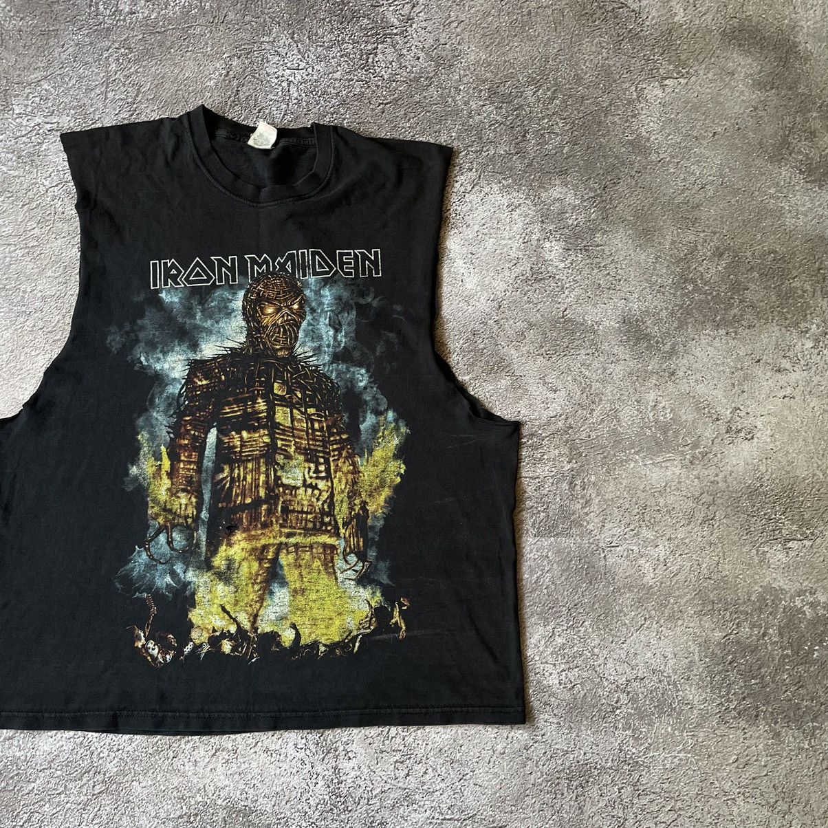 Vintage Vintage Y2K Tee Skeleton Face IRON MAIDEN DEAD L Size US L / EU 52-54 / 3 - 2 Thumbnail