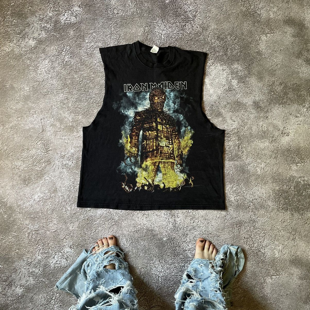Vintage Vintage Y2K Tee Skeleton Face IRON MAIDEN DEAD L Size US L / EU 52-54 / 3 - 1 Thumbnail