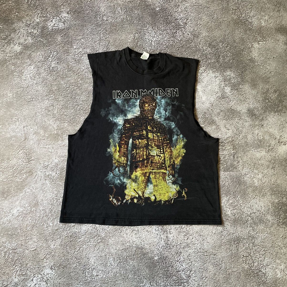 Vintage Vintage Y2K Tee Skeleton Face IRON MAIDEN DEAD L Size US L / EU 52-54 / 3 - 3 Thumbnail