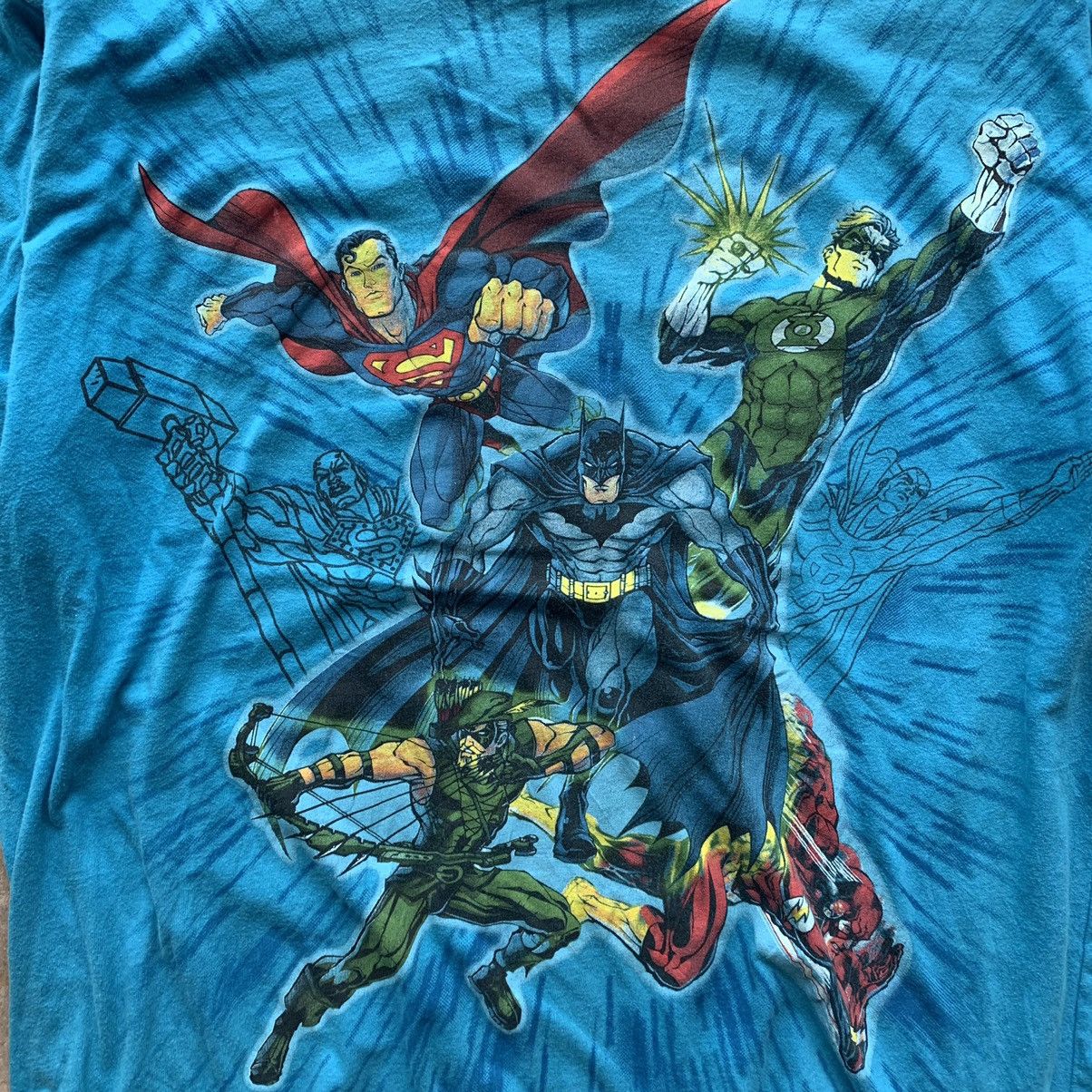 DC Comics Dc Comics characters vintage blue T-Shirt tee Size US XL / EU 56 / 4 - 2 Thumbnail