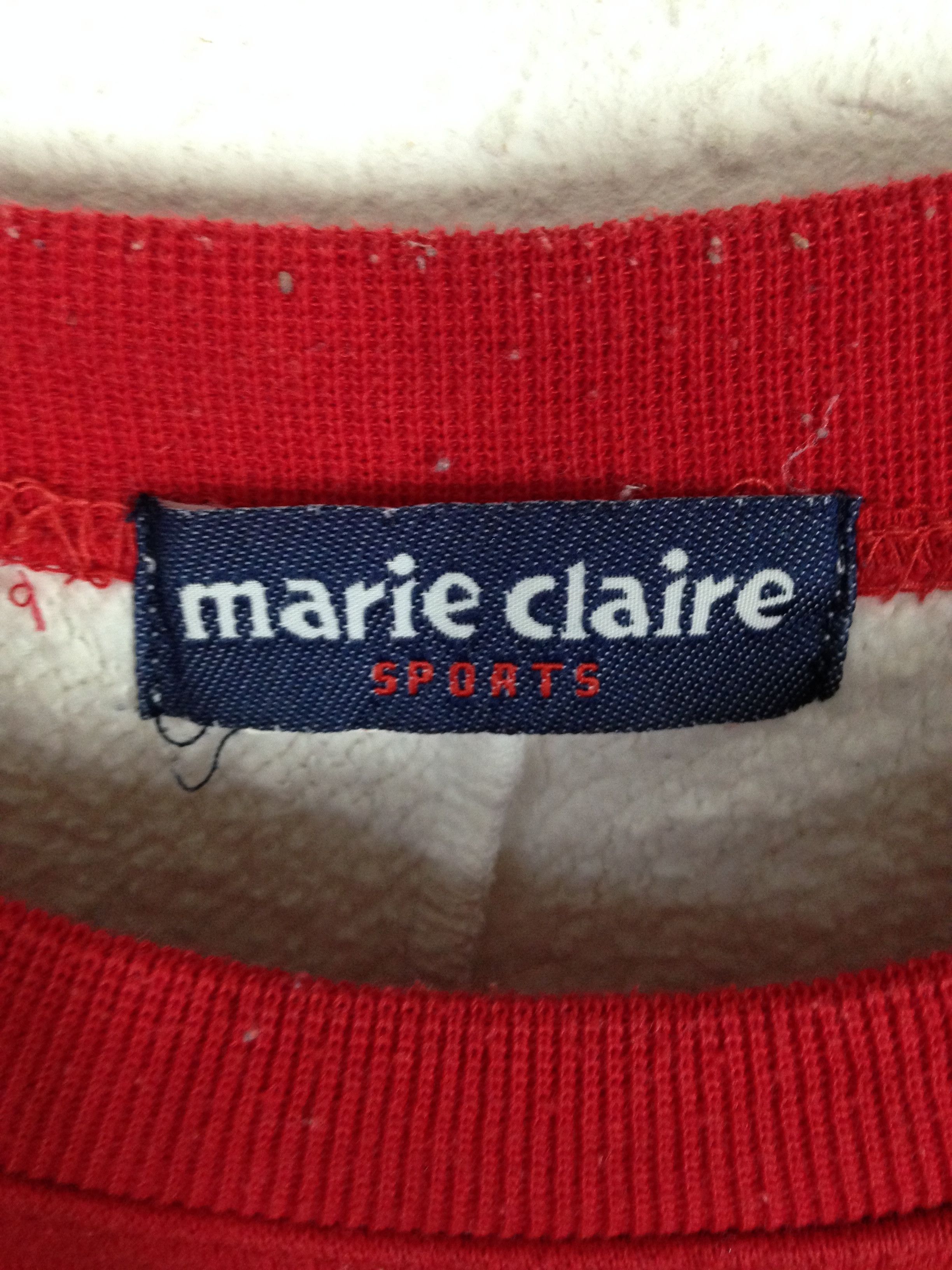 Vintage Marie Claire Sport Sweatshirt Embroidered Logo Big Logo Size US M / EU 48-50 / 2 - 3 Thumbnail