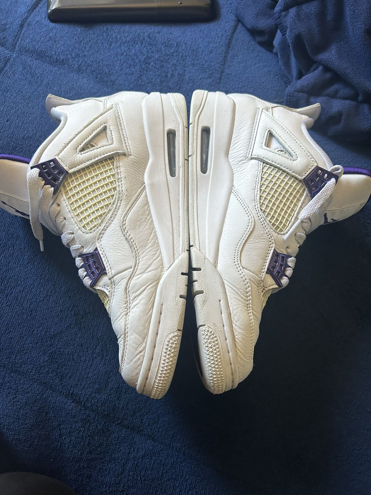 Jordan Brand Jordan 4 Metallic Purple WITH BOX 🍇OFFERS ACCEPTED🍇 Size US 8.5 / EU 41-42 - 4 Thumbnail