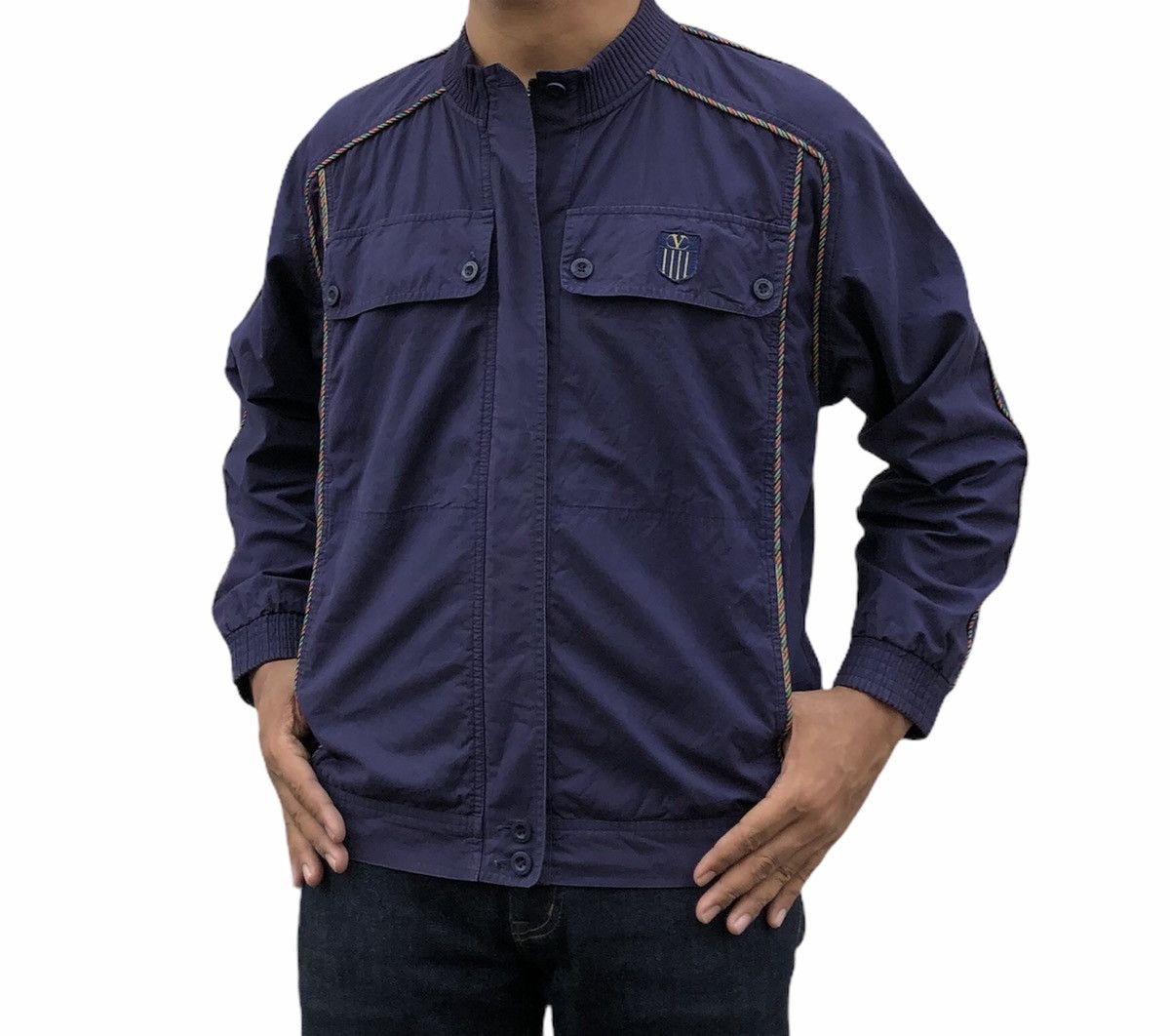 Valentino Valentino Garavani Sports Italian Top Fashion Jacket Size US M / EU 48-50 / 2 - 2 Thumbnail