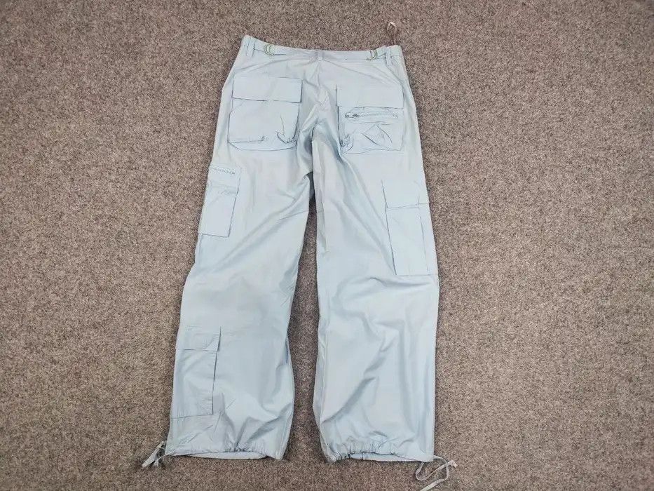 Vintage Vintage 90's Bondage Japan Parachute Blue Cargo Pants Size 34" / US 12 / IT 48 - 5 Thumbnail