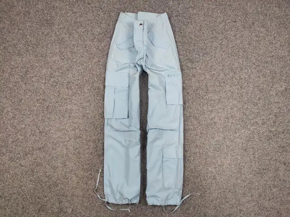 Vintage Vintage 90's Bondage Japan Parachute Blue Cargo Pants Size 34" / US 12 / IT 48 - 1 Thumbnail