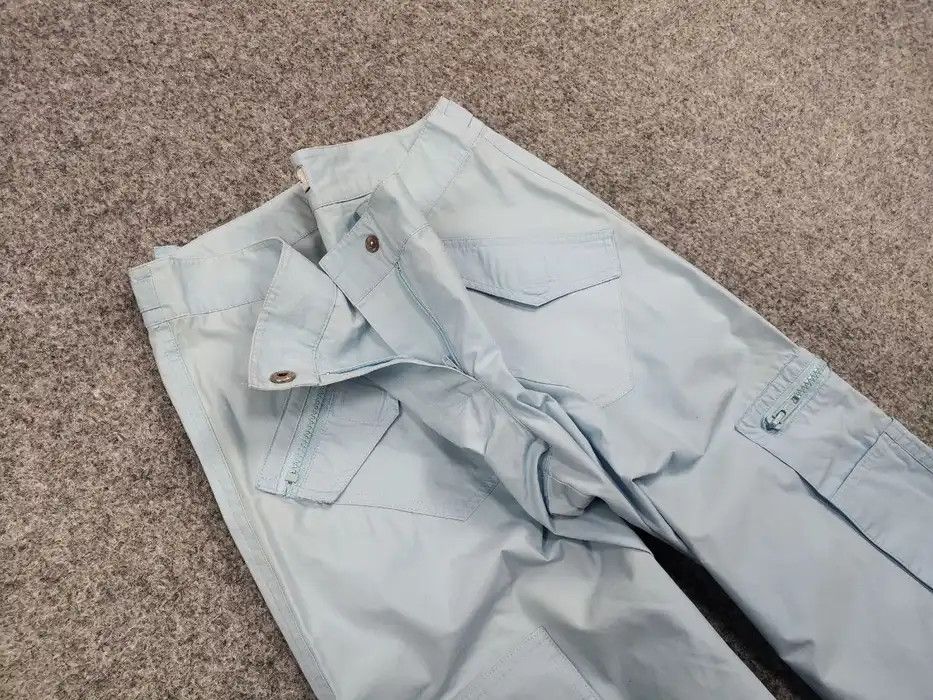 Vintage Vintage 90's Bondage Japan Parachute Blue Cargo Pants Size 34" / US 12 / IT 48 - 8 Thumbnail