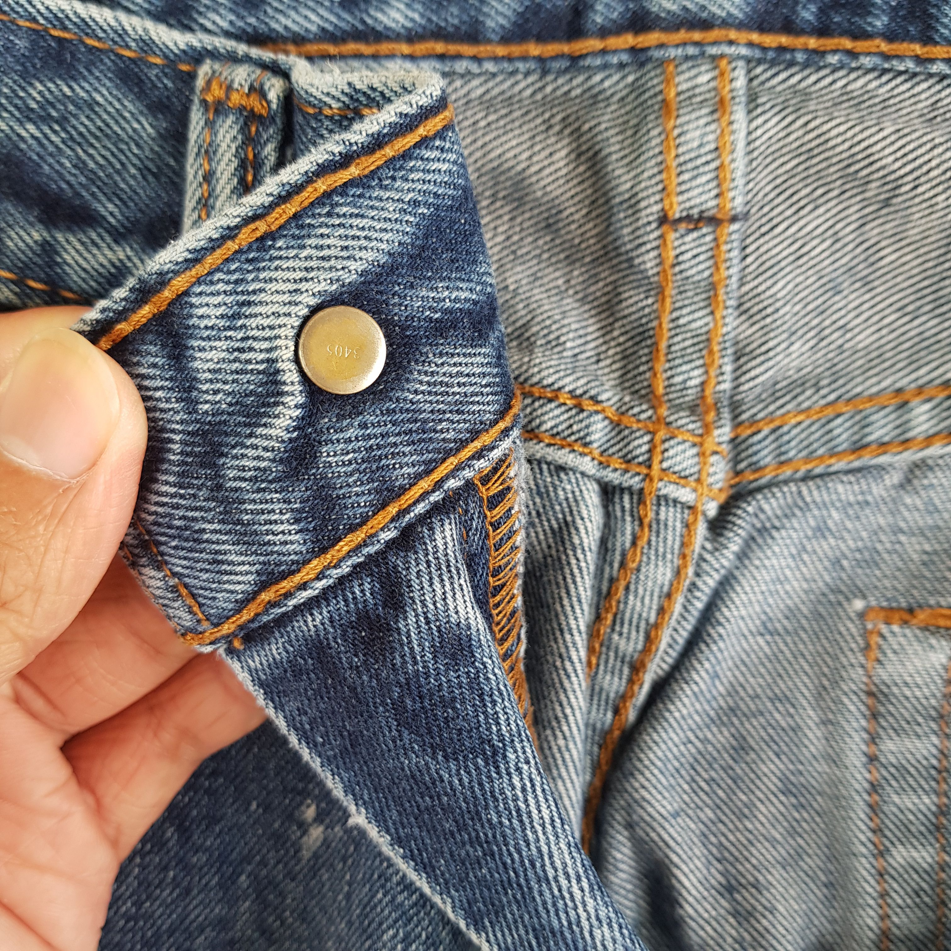 Levi's Vintage Y2K Levis Released Hem Jeans Levis 505 Faded Denim Size US 30 / EU 46 - 9 Thumbnail
