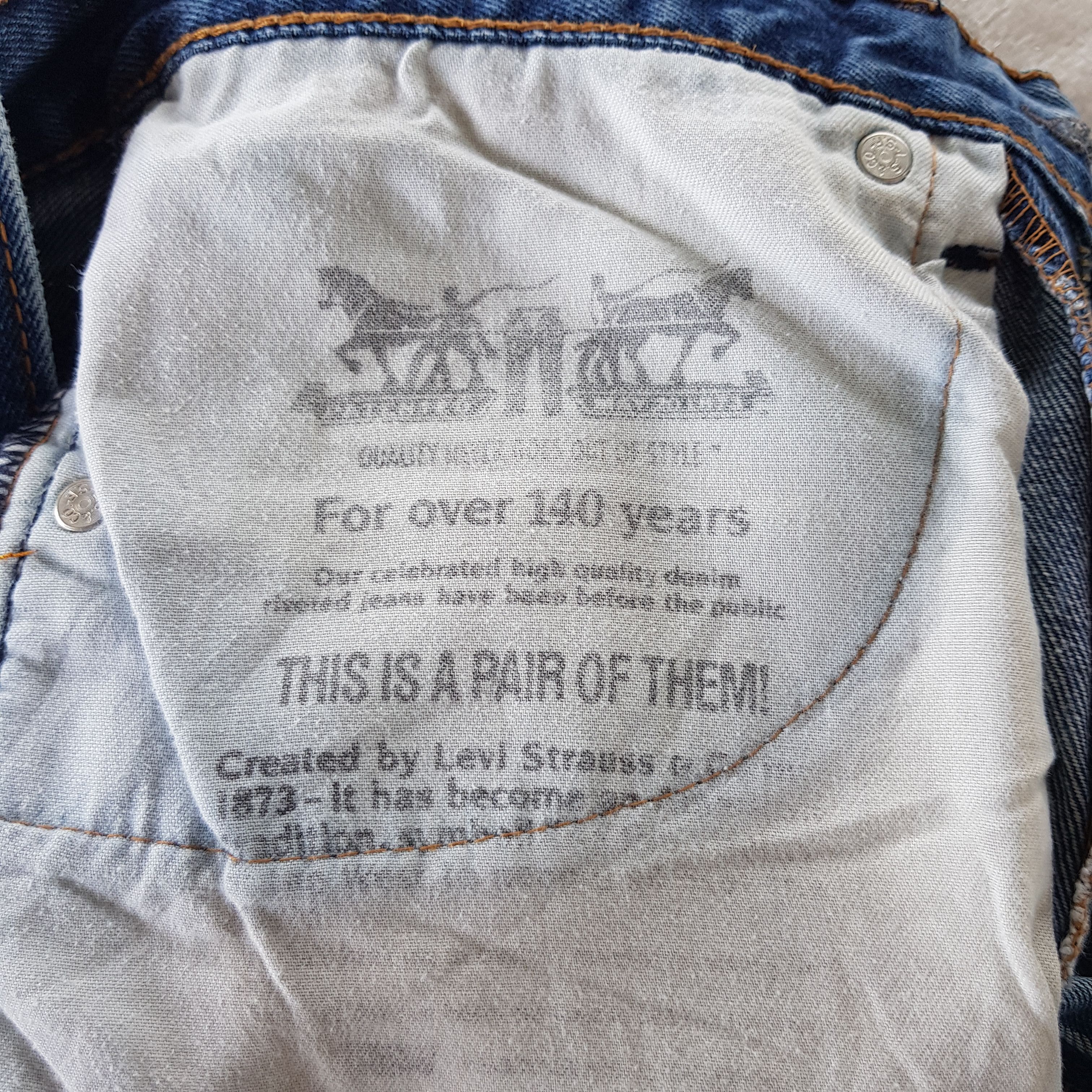 Levi's Vintage Y2K Levis Released Hem Jeans Levis 505 Faded Denim Size US 30 / EU 46 - 13 Thumbnail