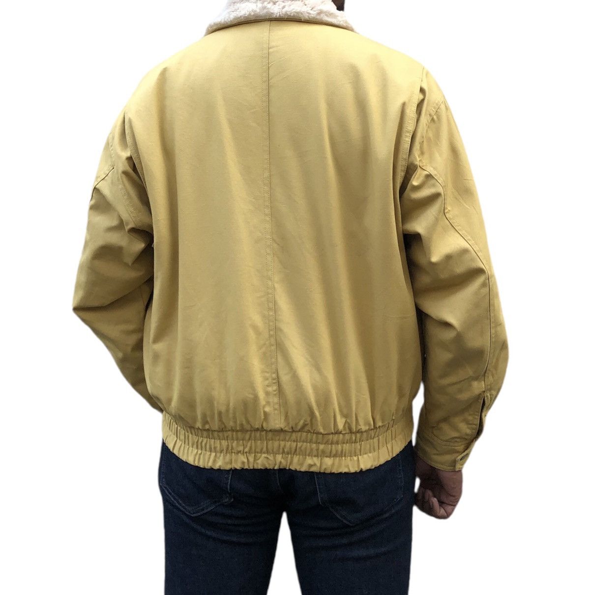 PERSON'S Vintage Expressly Position Faux Fur Collar Bomber Jacket Size US L / EU 52-54 / 3 - 5 Thumbnail