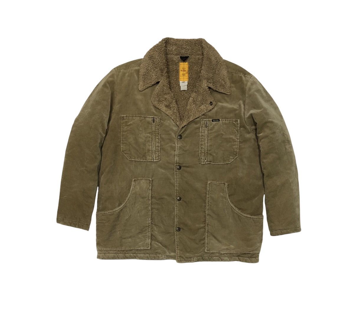 Diesel Diesel Conduroy Sherpa Lined Jacket Made In Italy Size US M / EU 48-50 / 2 - 1 Thumbnail