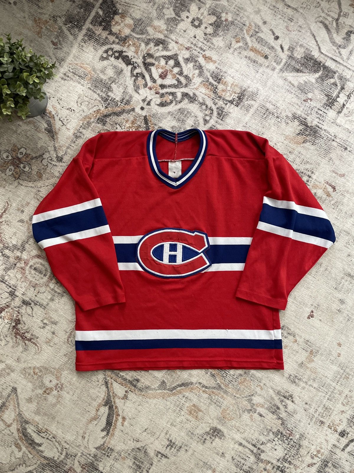 Maillot De Hockey Vintage Canadiens De Montréal Années 90 - Starter - Taille M - Rouge
