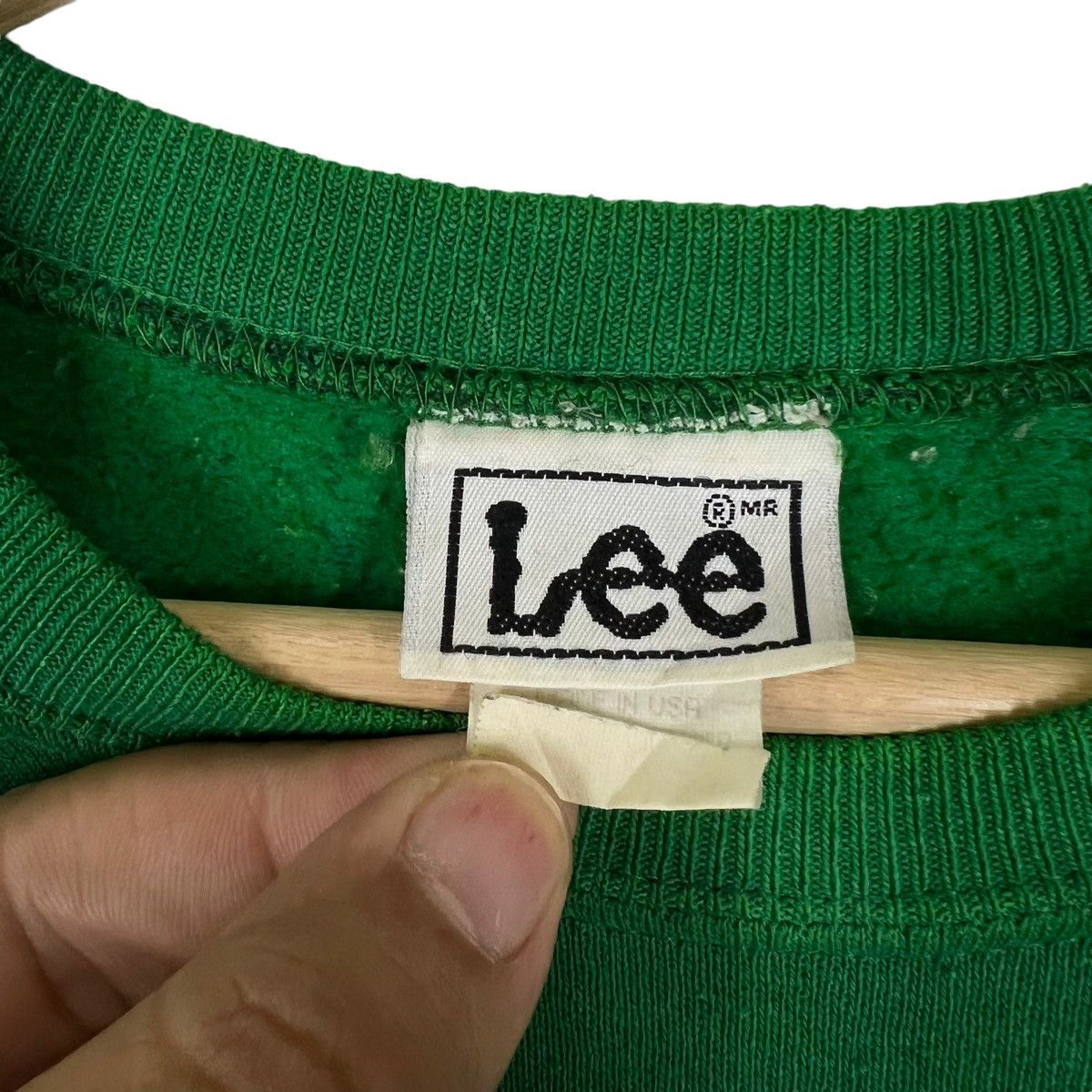 Japanese Brand × Vintage VINTAGE SWEATSHIRT LEE MADE IN USA FLAT ROCK BIG LOGO Size US S / EU 44-46 / 1 - 7 Thumbnail