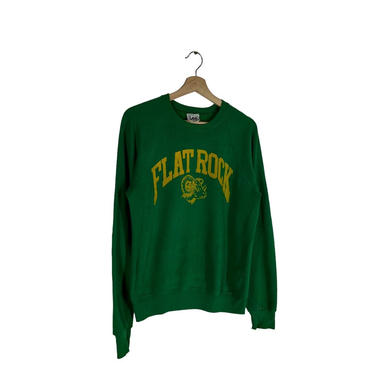 Japanese Brand × Vintage VINTAGE SWEATSHIRT LEE MADE IN USA FLAT ROCK BIG LOGO Size US S / EU 44-46 / 1 - 3 Thumbnail
