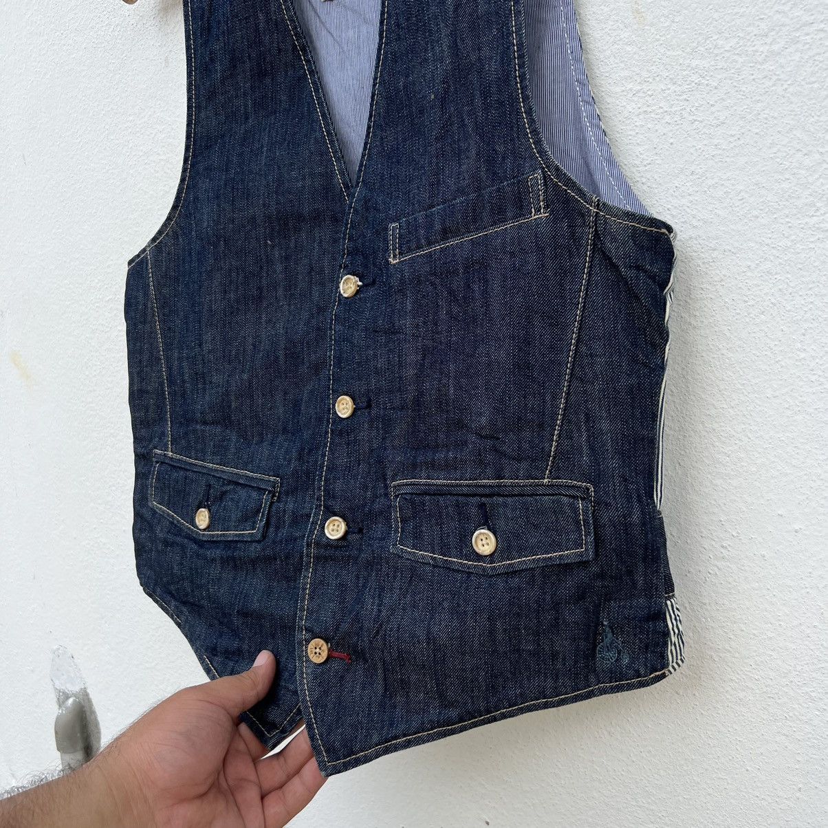 BEANPOLE × Japanese Brand PATCH WORK MULTI POCKET VEST BEAN POLE Size US M / EU 48-50 / 2 - 5 Thumbnail