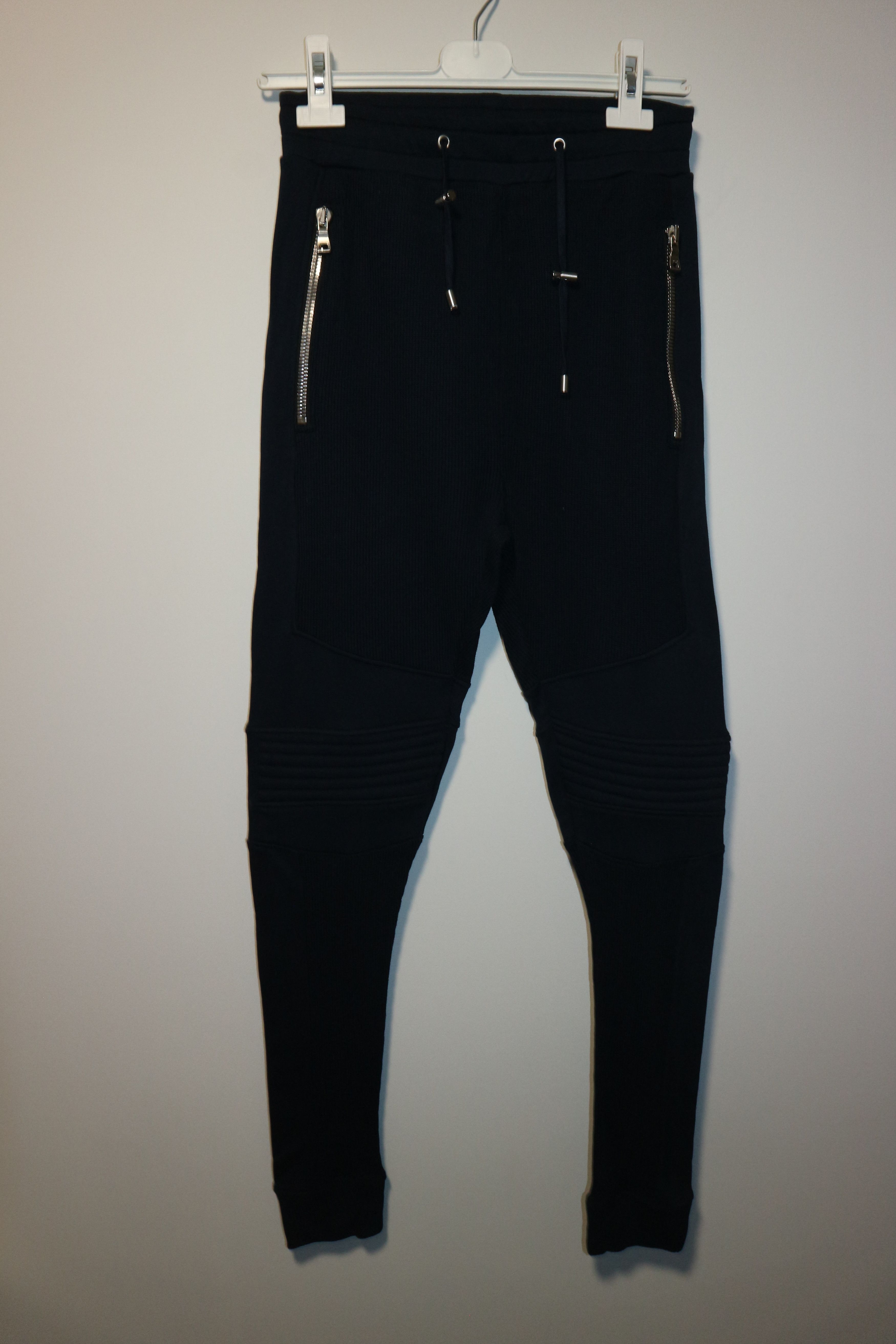 Balmain Knitting biker sweatpants Size US 28 / EU 44 - 1 Thumbnail