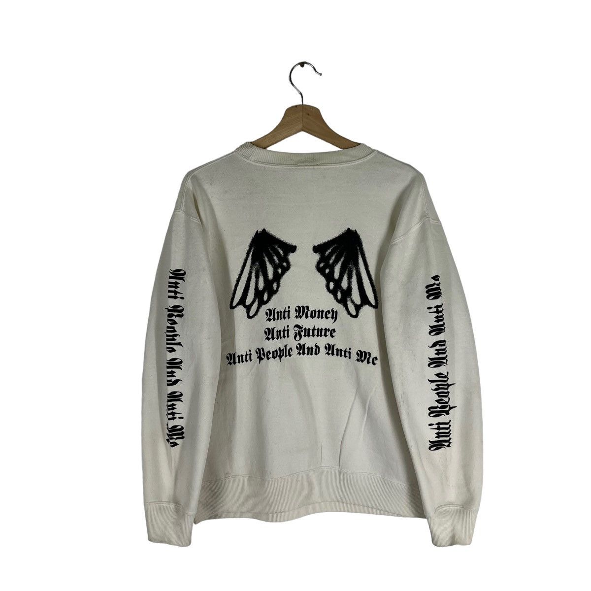 Japanese Brand VINTAGE SWEATSHIRT PUNK BIG LOGO INSPIRED CHROME HEARTS Size US M / EU 48-50 / 2 - 1 Thumbnail