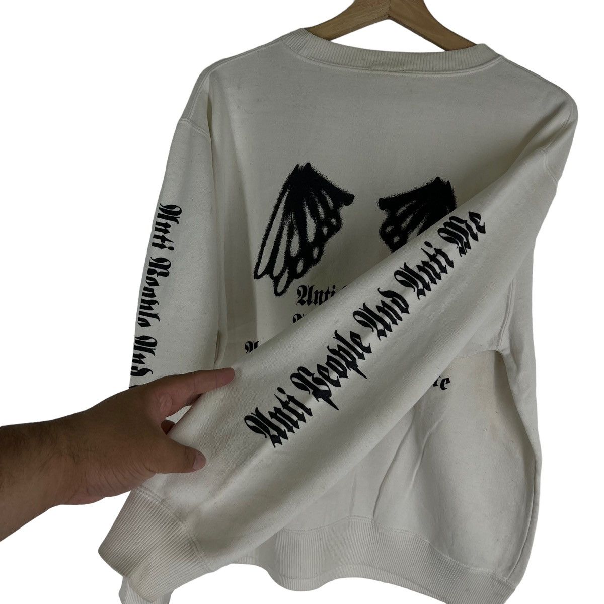 Japanese Brand VINTAGE SWEATSHIRT PUNK BIG LOGO INSPIRED CHROME HEARTS Size US M / EU 48-50 / 2 - 3 Thumbnail