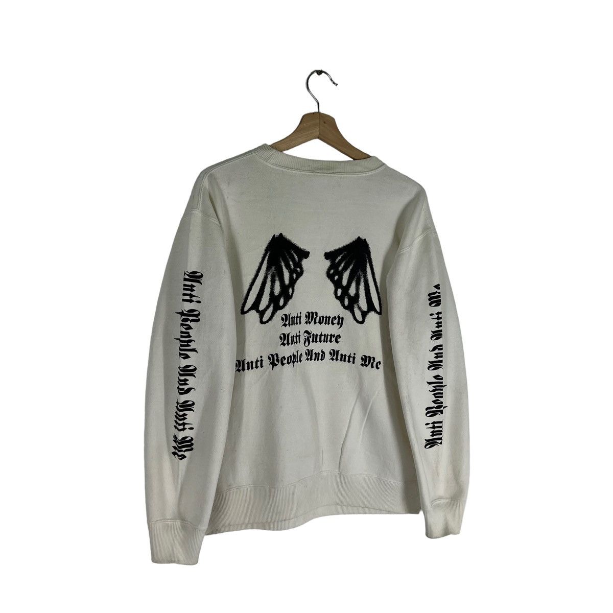 Japanese Brand VINTAGE SWEATSHIRT PUNK BIG LOGO INSPIRED CHROME HEARTS Size US M / EU 48-50 / 2 - 2 Thumbnail