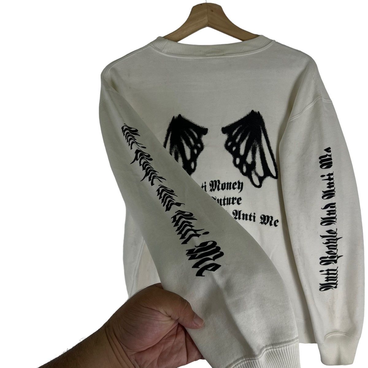 Japanese Brand VINTAGE SWEATSHIRT PUNK BIG LOGO INSPIRED CHROME HEARTS Size US M / EU 48-50 / 2 - 4 Thumbnail