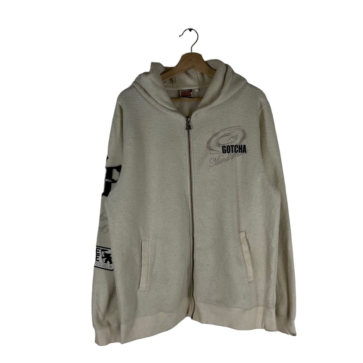 Japanese Brand RARE VINTAGE GOTHCA ZIPPER JACKET BIG LOGO Size US XXL / EU 58 / 5 - 1 Thumbnail