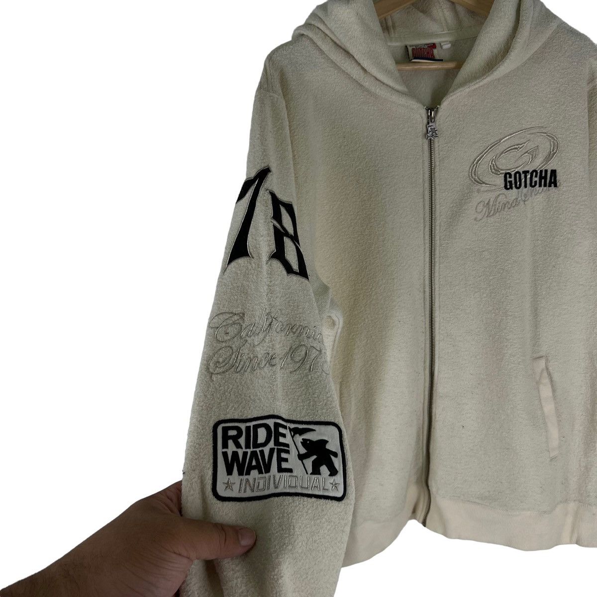 Japanese Brand RARE VINTAGE GOTHCA ZIPPER JACKET BIG LOGO Size US XXL / EU 58 / 5 - 5 Thumbnail