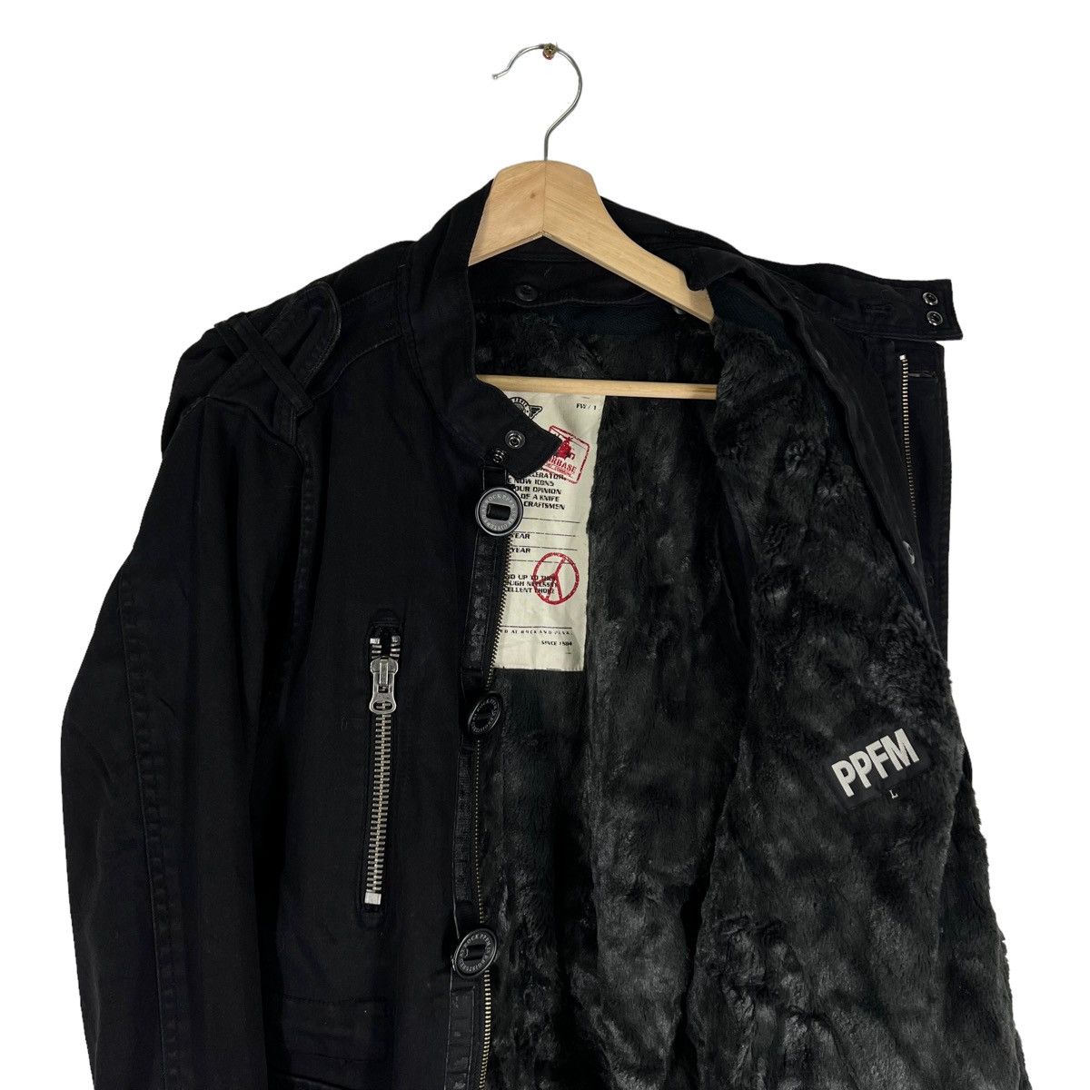 PPFM RARE BODAGE PARACHUTE BIKER JACKET PPFM JAPAN Size US L / EU 52-54 / 3 - 8 Thumbnail